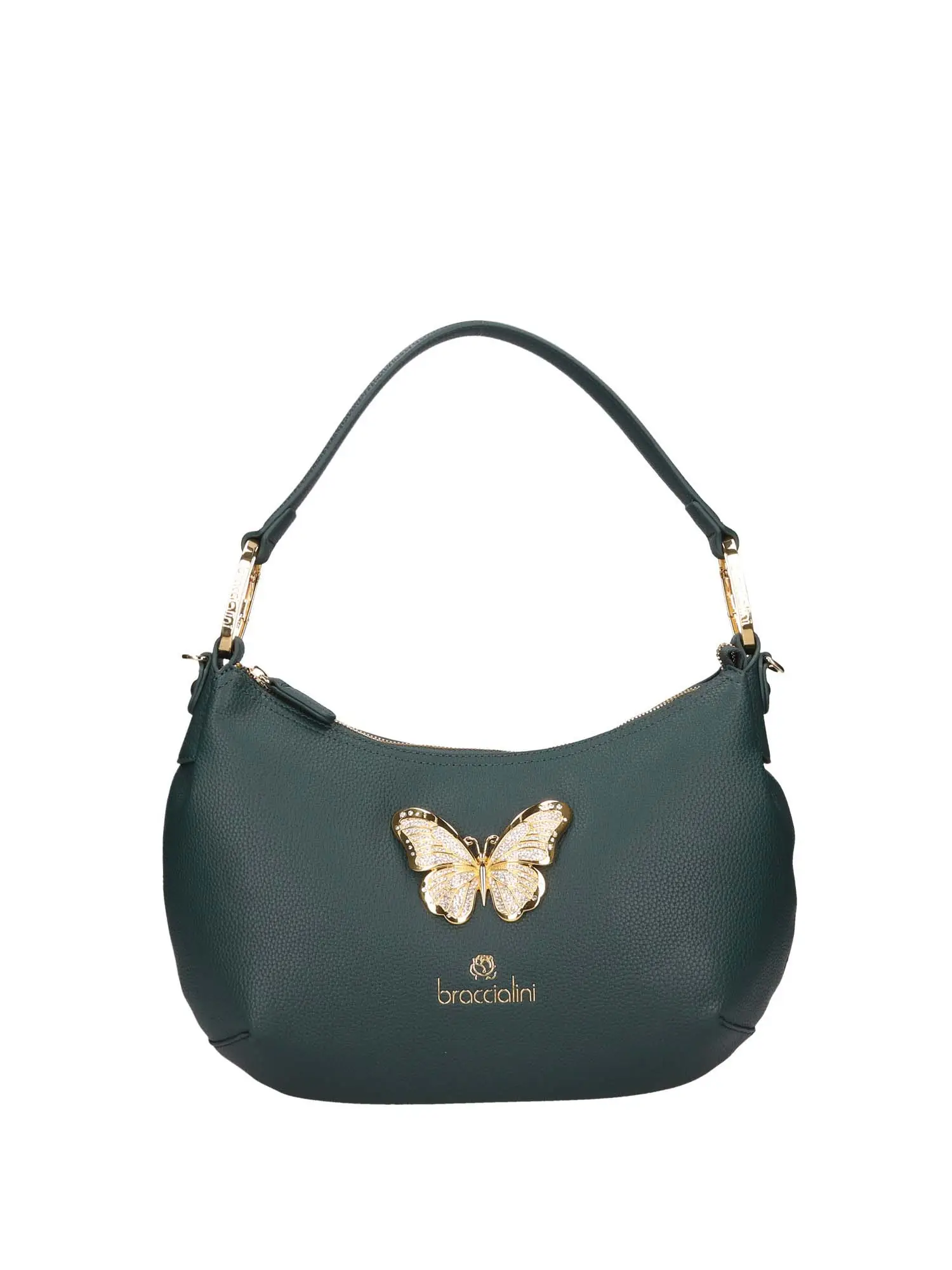 BORSA A MANO DONNA - BRACCIALINI - B17917-YY - VERDE, UNICA