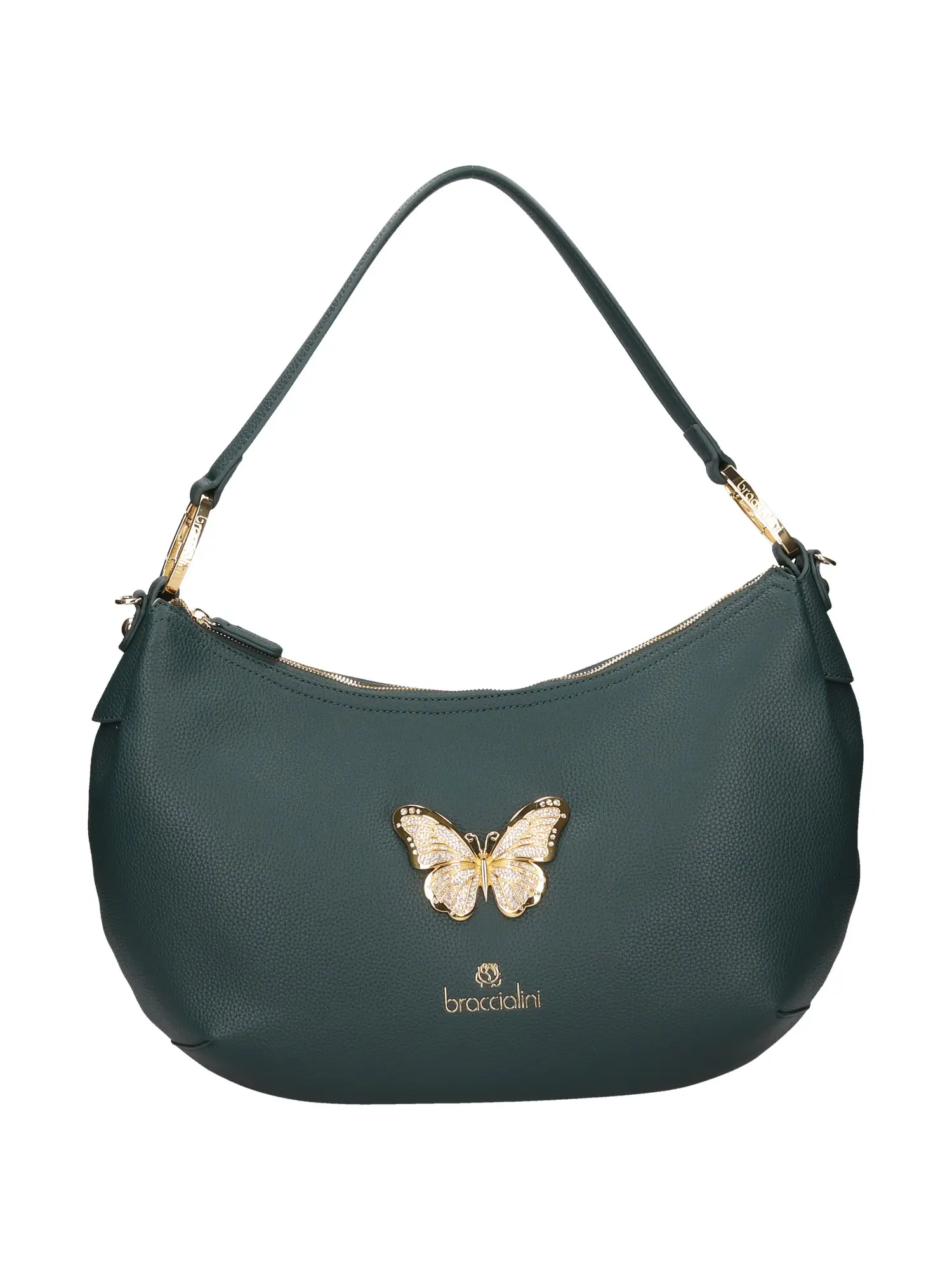 BORSA A MANO DONNA - BRACCIALINI - B17918-YY - VERDE, UNICA