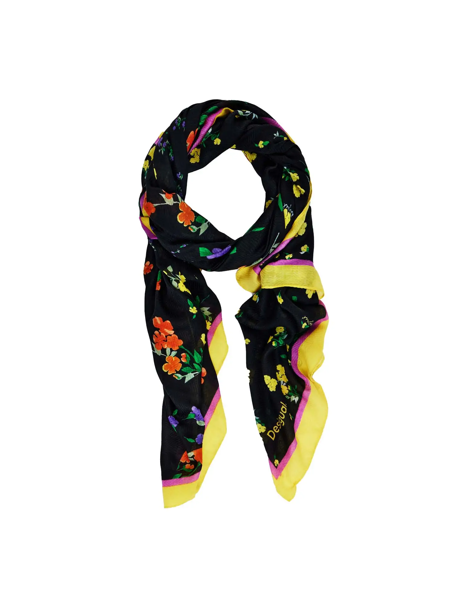 FOULARD DONNA - DESIGUAL - 24WAWA11 - NERO, UNICA