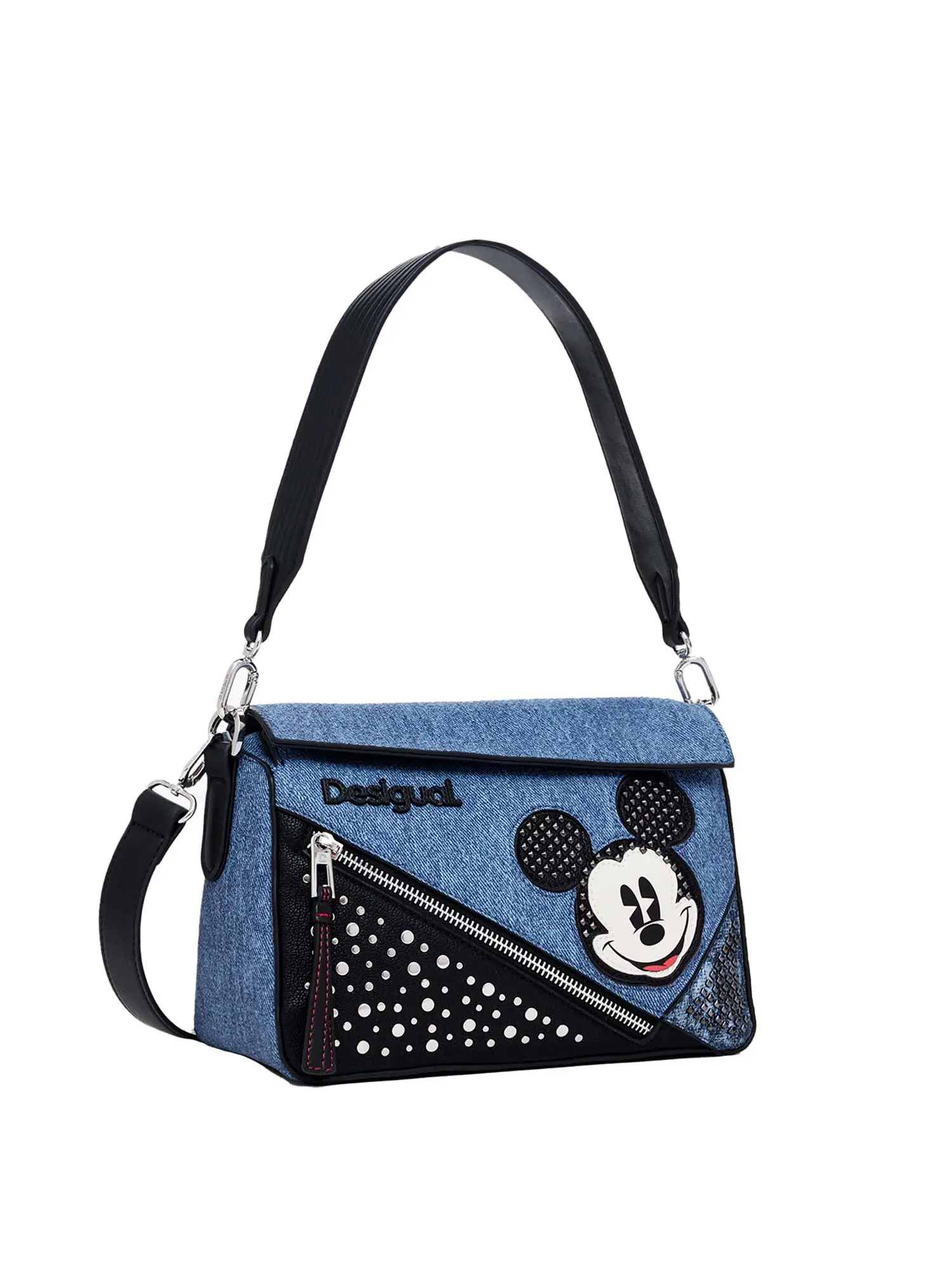 BORSA A SPALLA DONNA - DESIGUAL - 24WAXP85 - BLU, UNICA