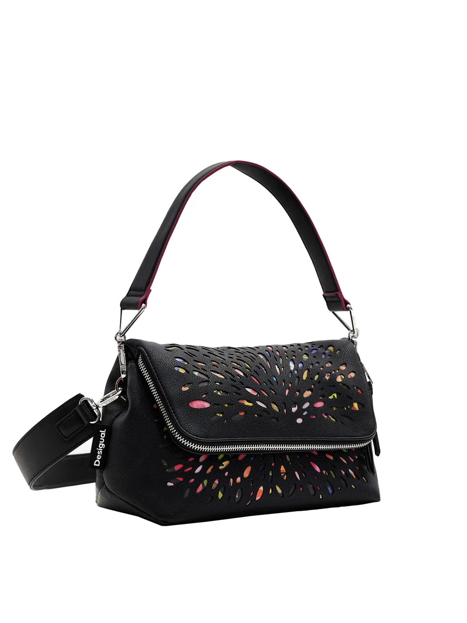 BORSA A SPALLA DONNA - DESIGUAL - 24WAXP88 - NERO, UNICA