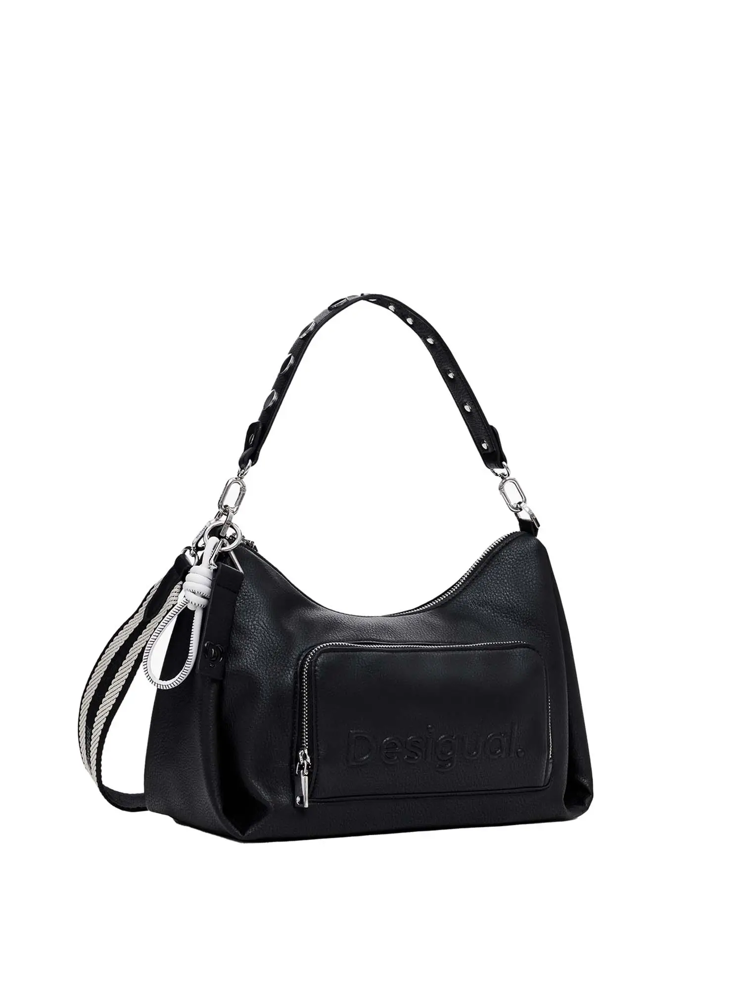 BORSA A SPALLA DONNA - DESIGUAL - 24WAXP97 - NERO, UNICA