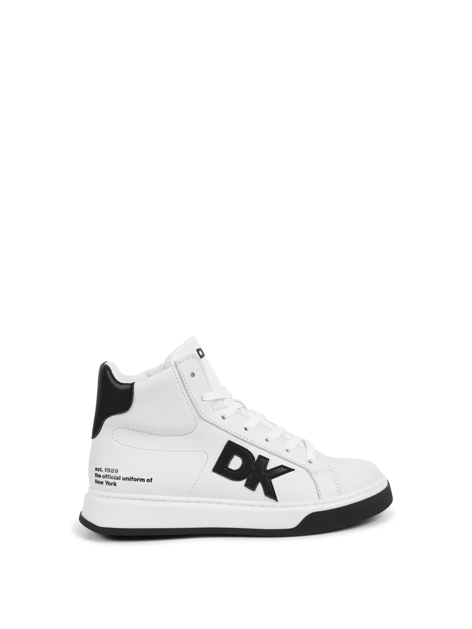 SNEAKERS UNISEX BAMBINO - DKNY - D60904 - BIANCO, 39