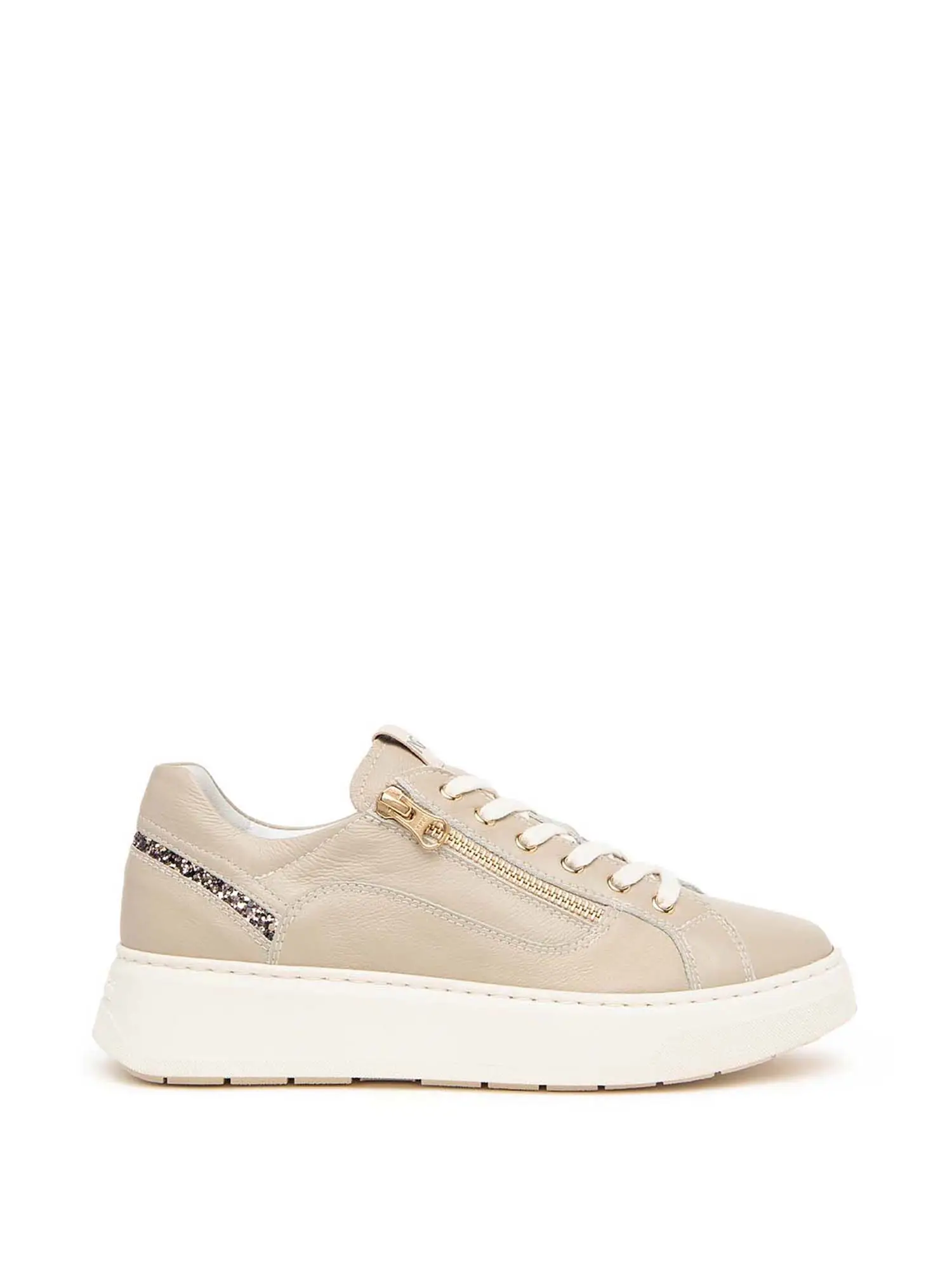 SNEAKERS DONNA - NERO GIARDINI - I411600D - BEIGE, 37