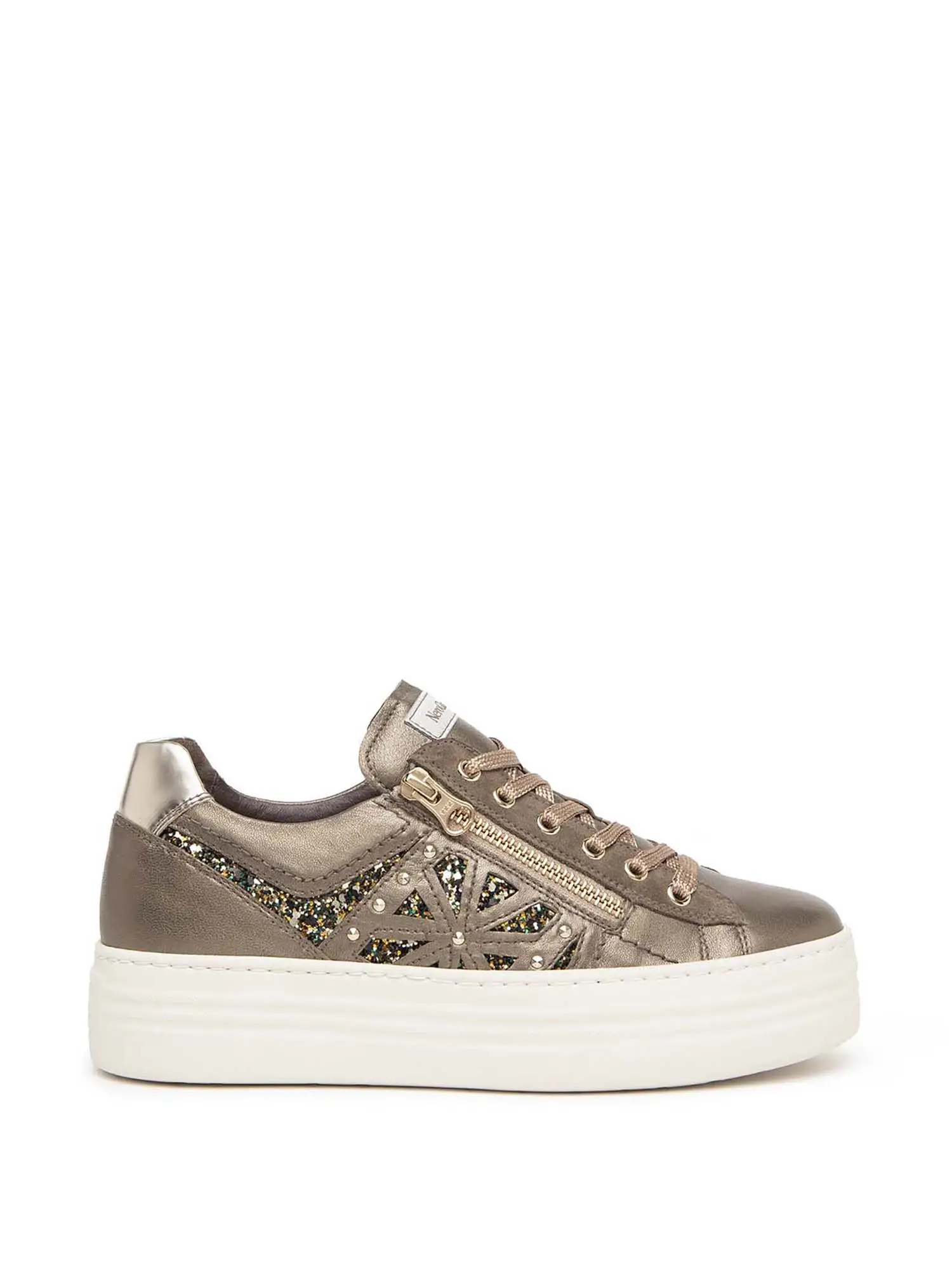 SNEAKERS DONNA - NERO GIARDINI - I411611D - BRONZO, 40