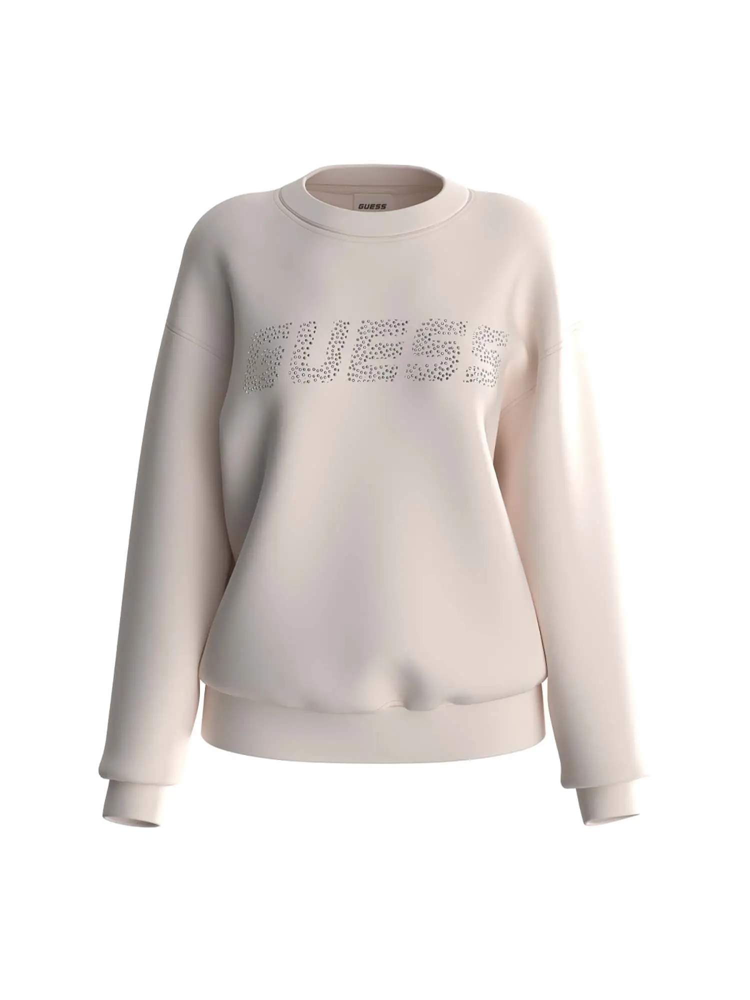 FELPA DONNA - GUESS ATHLEISURE - V4BQ15 K7UW2 - BIANCO, M