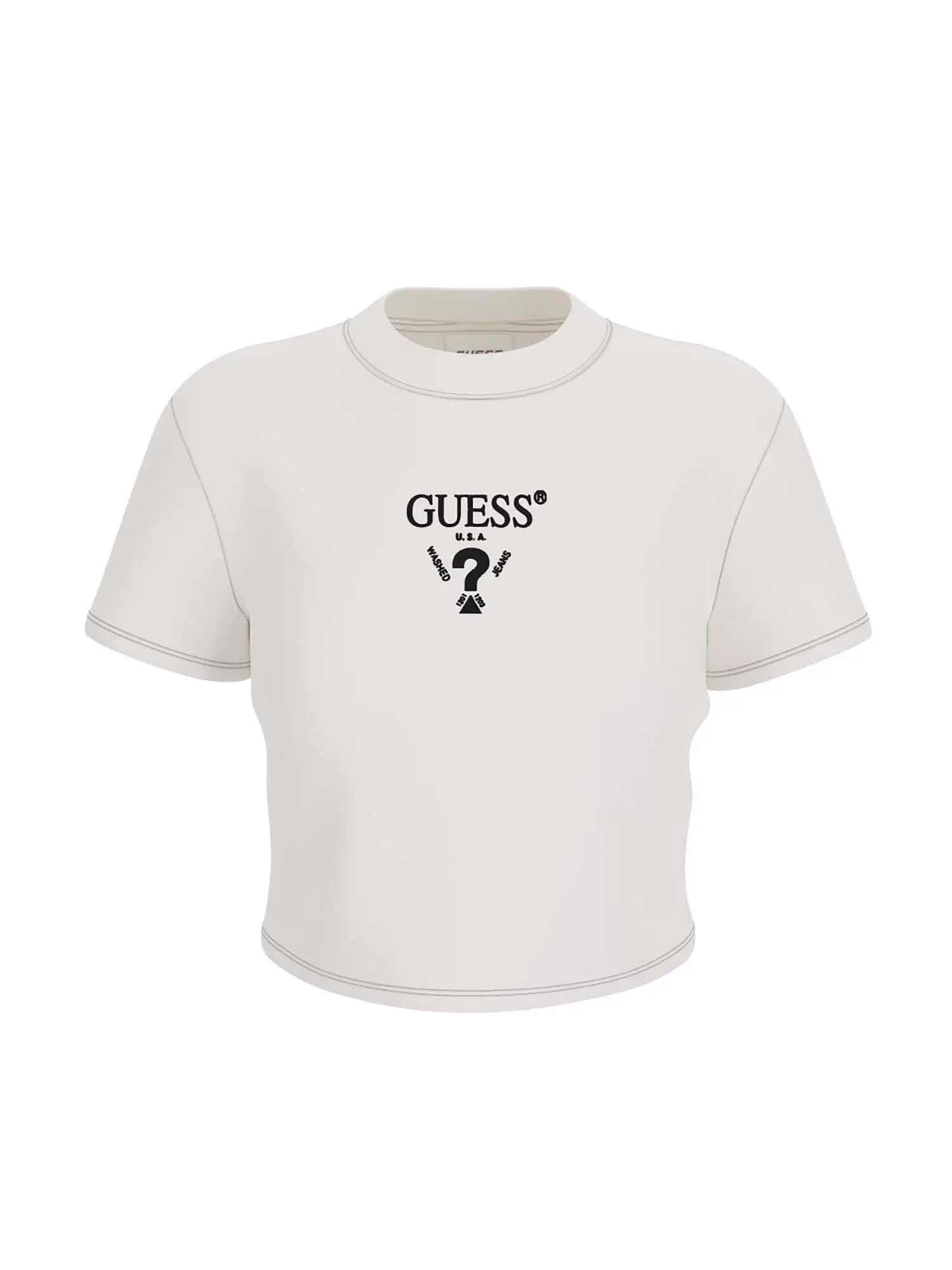 MAGLIA DONNA - GUESS ATHLEISURE - V4YI20 KCDH1 - BIANCO, L