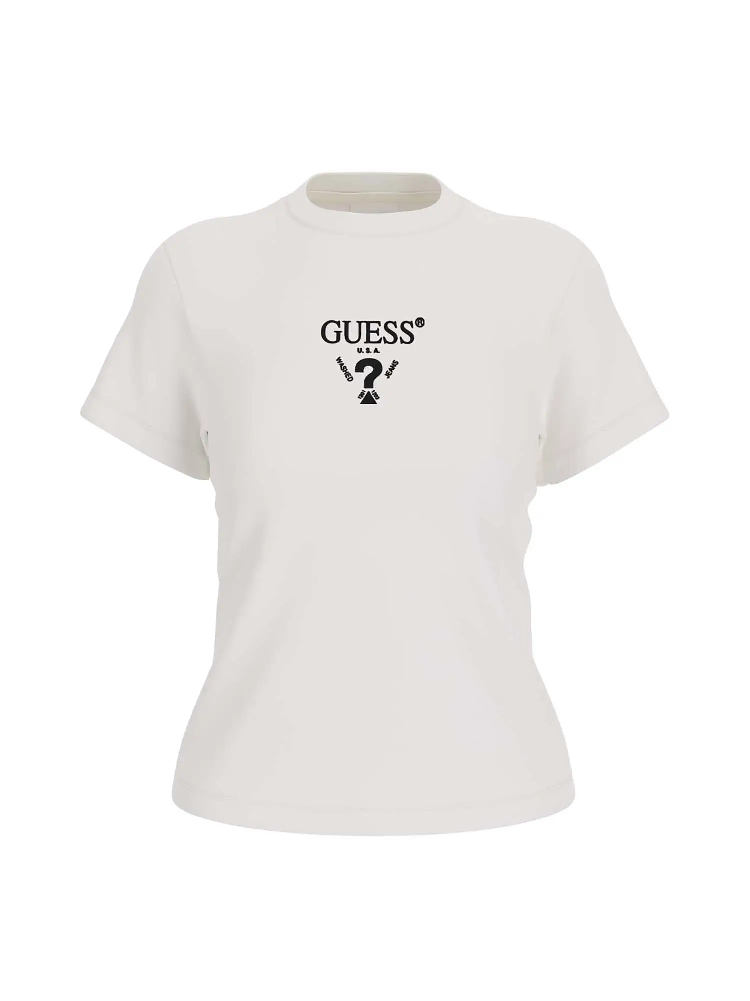 T-SHIRT DONNA - GUESS ATHLEISURE - V4YI21 KCDH1 - BIANCO, S