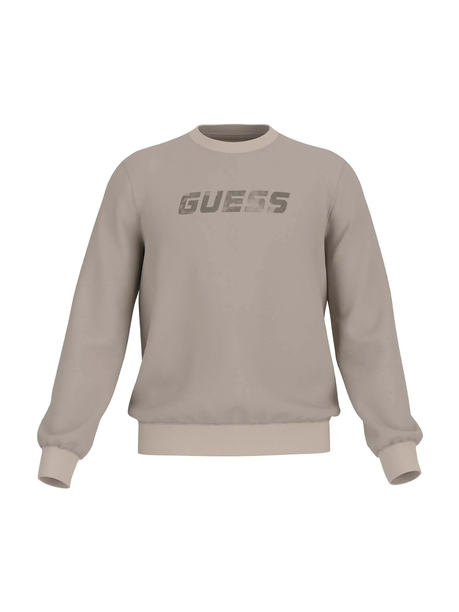 FELPA UOMO - GUESS ATHLEISURE - Z4BQ18 KCEA0 - BEIGE, XS