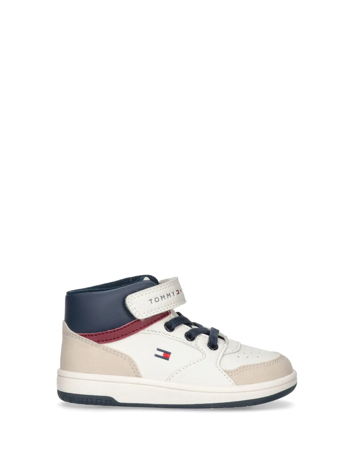 SNEAKERS UNISEX - TOMMY HILFIGER - T3X9-33633-1269 - BEIGE/BIANCO, 24