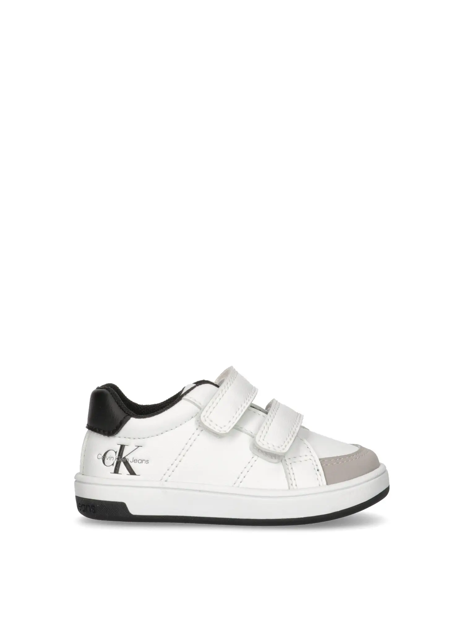 SNEAKERS UNISEX - CALVIN KLEIN - V1X9-81045-1355 - BIANCO/NERO, 21