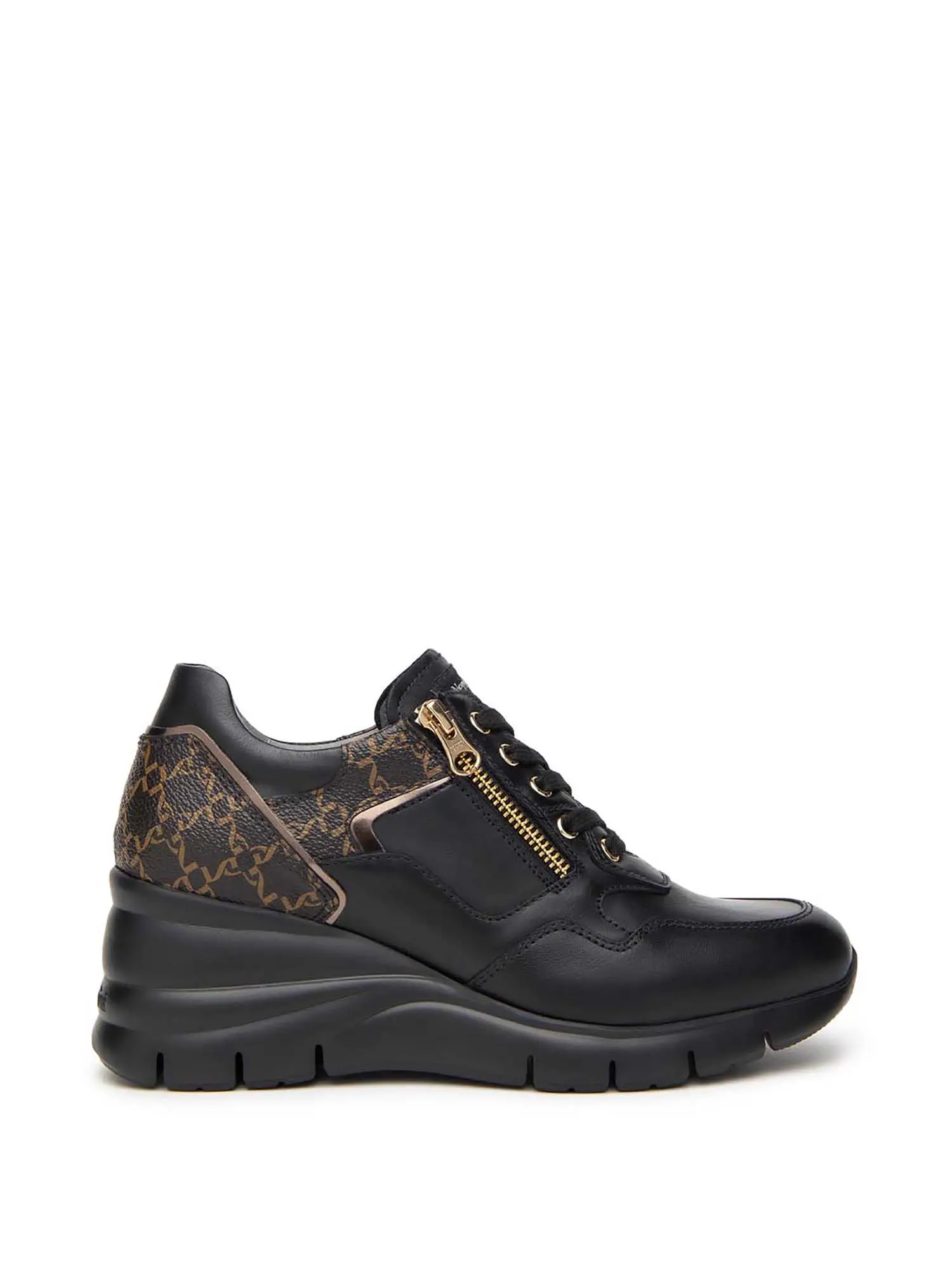 SNEAKERS DONNA - NERO GIARDINI - I411483D - NERO, 38