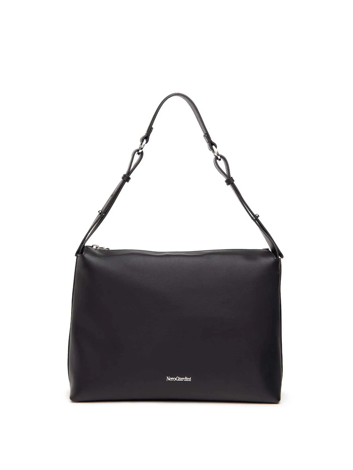 BORSA A SPALLA DONNA - NERO GIARDINI - I443811D - NERO, UNICA