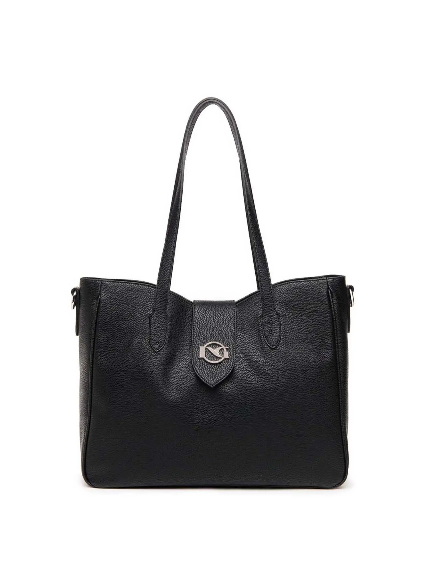 BORSA A SPALLA DONNA - NERO GIARDINI - I443860D - NERO, UNICA