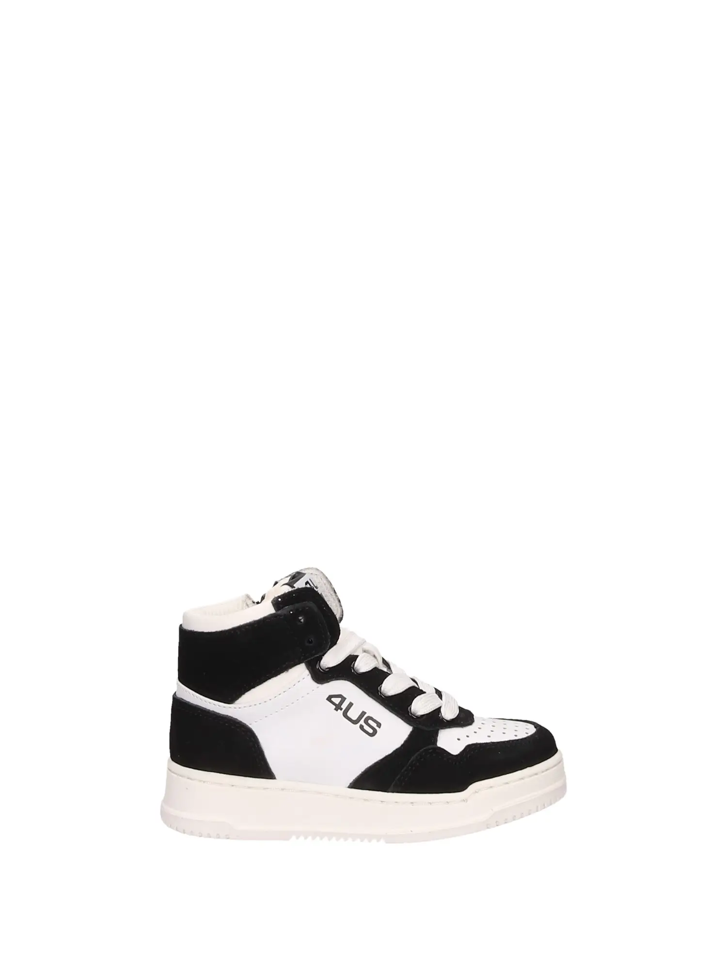 SNEAKERS RAGAZZO - 4US - 43025 - NERO/BIANCO, 27