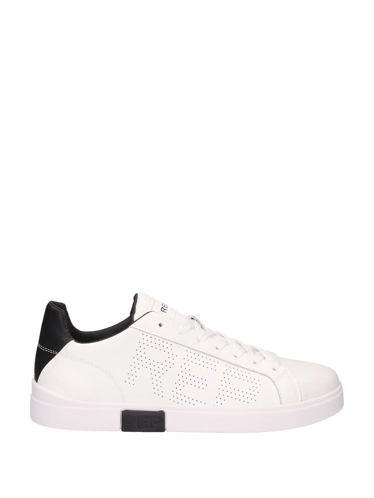 SNEAKERS UOMO - REPLAY - RZ3P0014L - BIANCO/NERO, 43