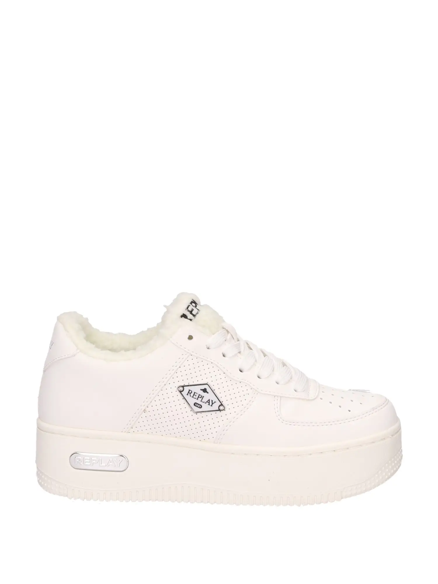 SNEAKERS DONNA - REPLAY - RZ5O0008S - BIANCO, 38