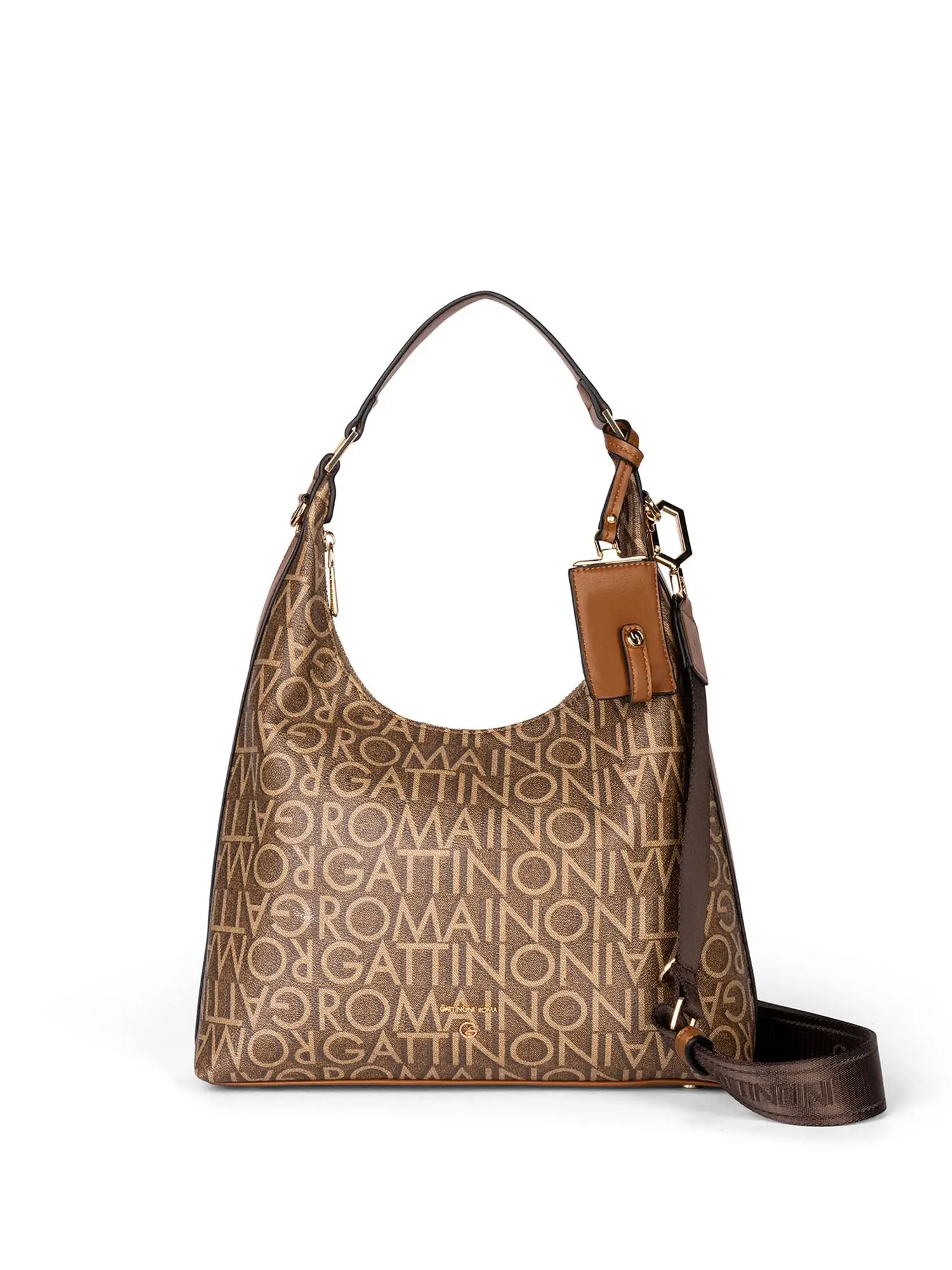 HOBO DONNA - GATTINONI ROMA - BIN0R8510WVP - TAN, UNICA