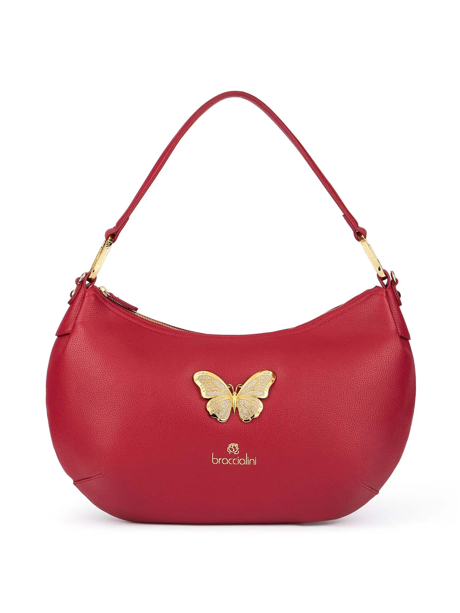 BORSA A MANO DONNA - BRACCIALINI - B17918-YY - ROSSO, UNICA