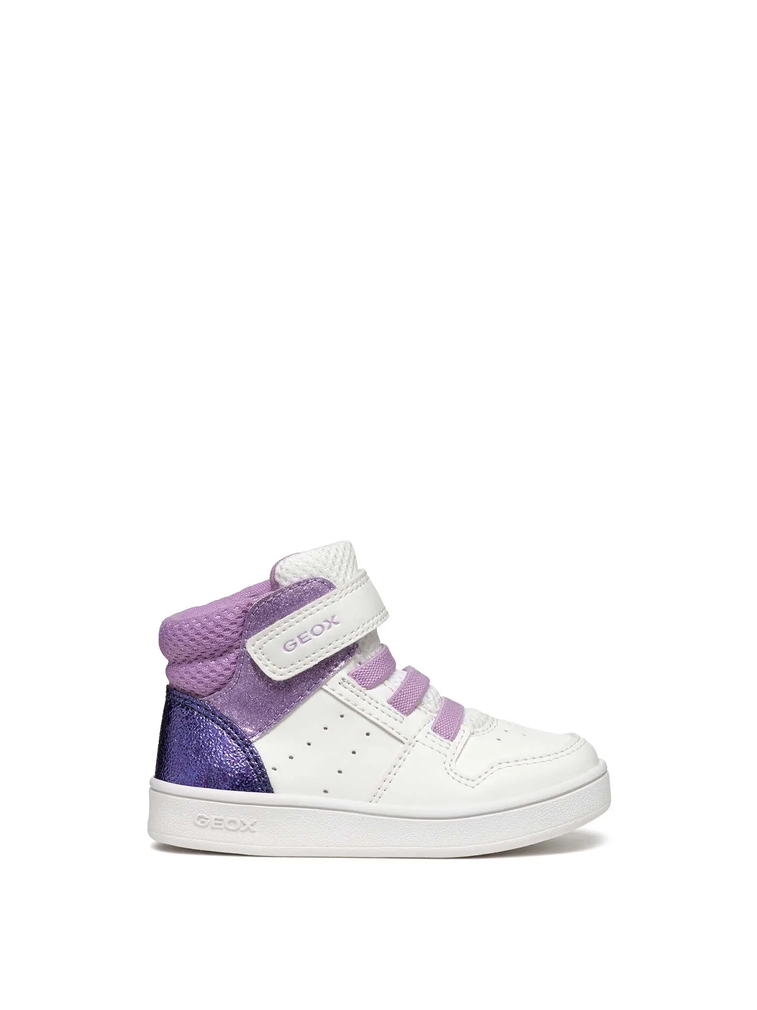 SNEAKERS BAMBINA - GEOX - B465MA 0BCKC - BIANCO/LILLA, 24