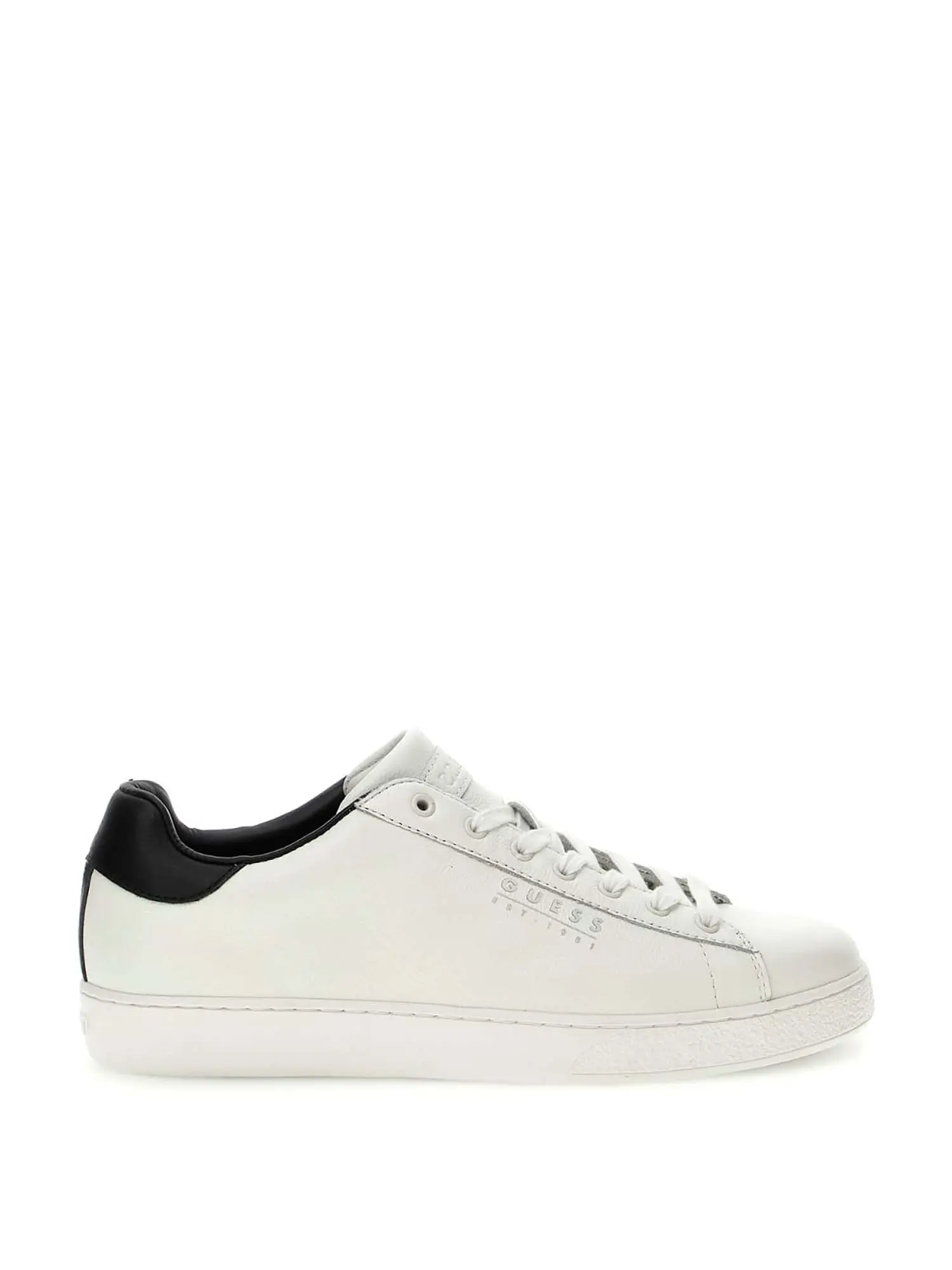 SNEAKERS UOMO - GUESS - FMTNOL FAB12 - BIANCO/NERO, 45