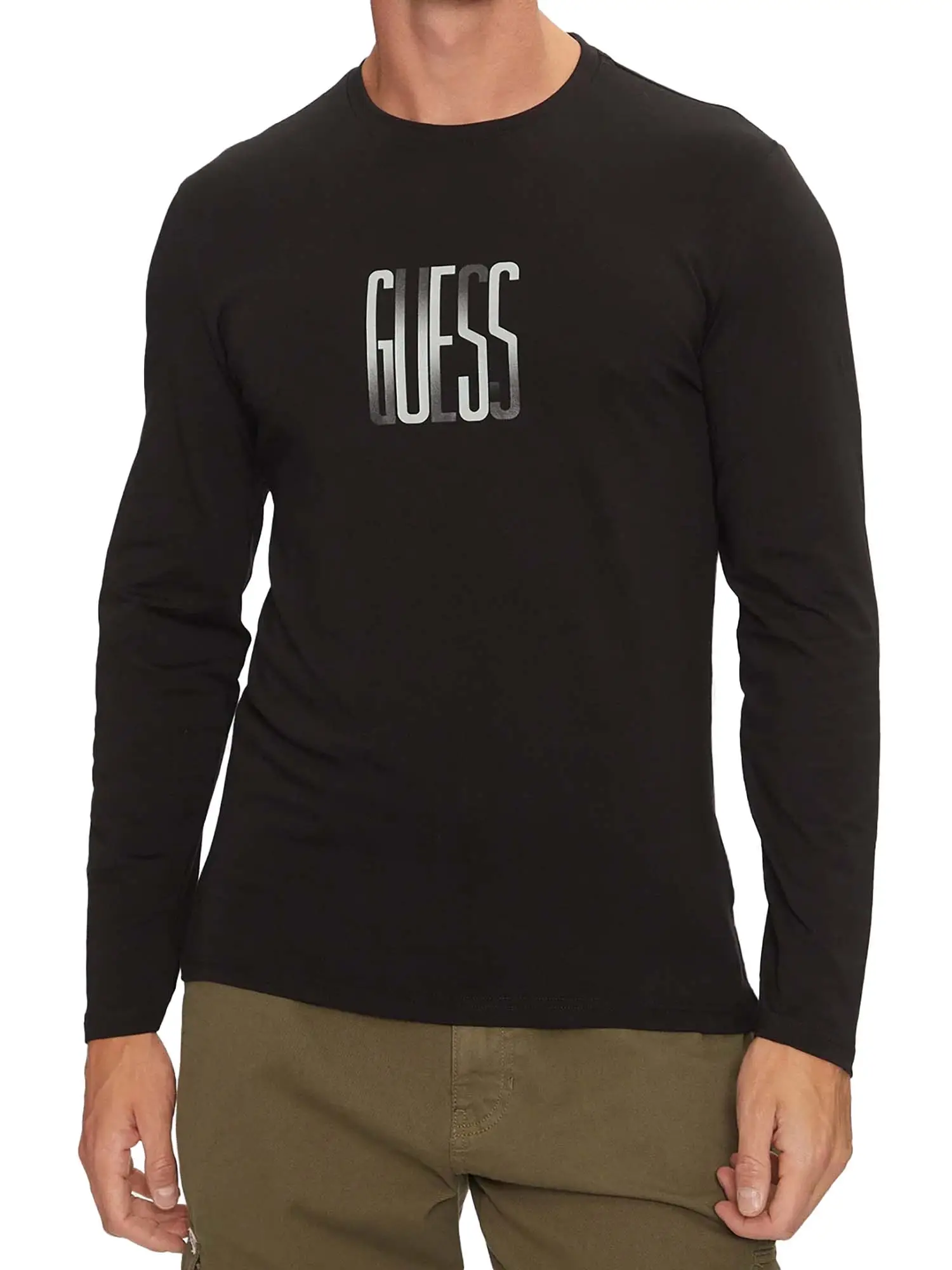 MAGLIA UOMO - GUESS JEANS - M4BI34 J1314 - NERO, L