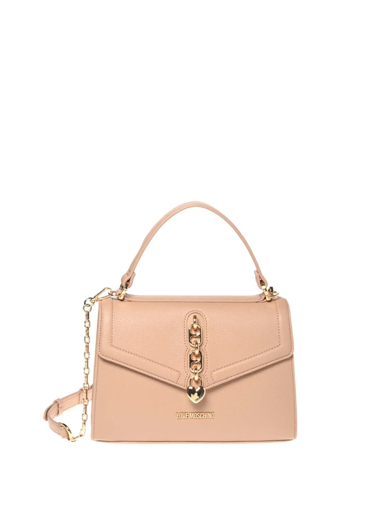 BORSA A MANO DONNA - LOVE MOSCHINO - JC4389PP0LKU0 - CREMA, UNICA