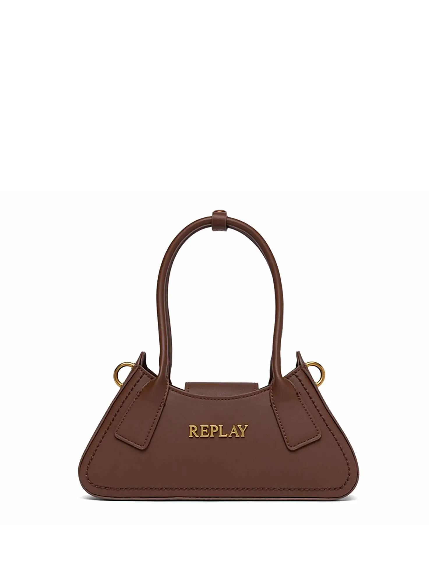 BORSA A SPALLA DONNA - REPLAY - FW3619.006.A0362B - MARRONE, UNICA