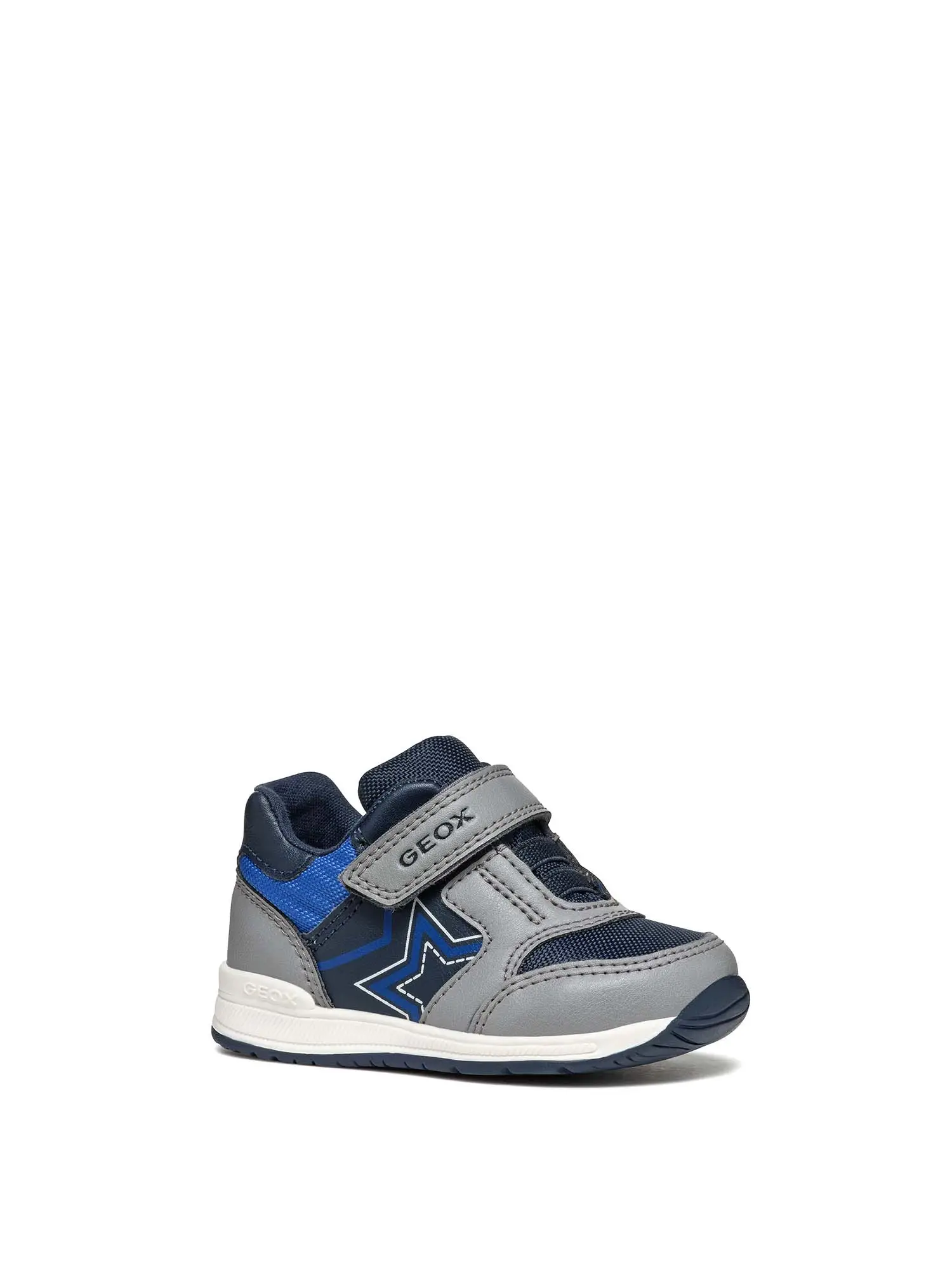 SNEAKERS BAMBINO - GEOX - B450RA 054FU - GRIGIO/BLU, 24