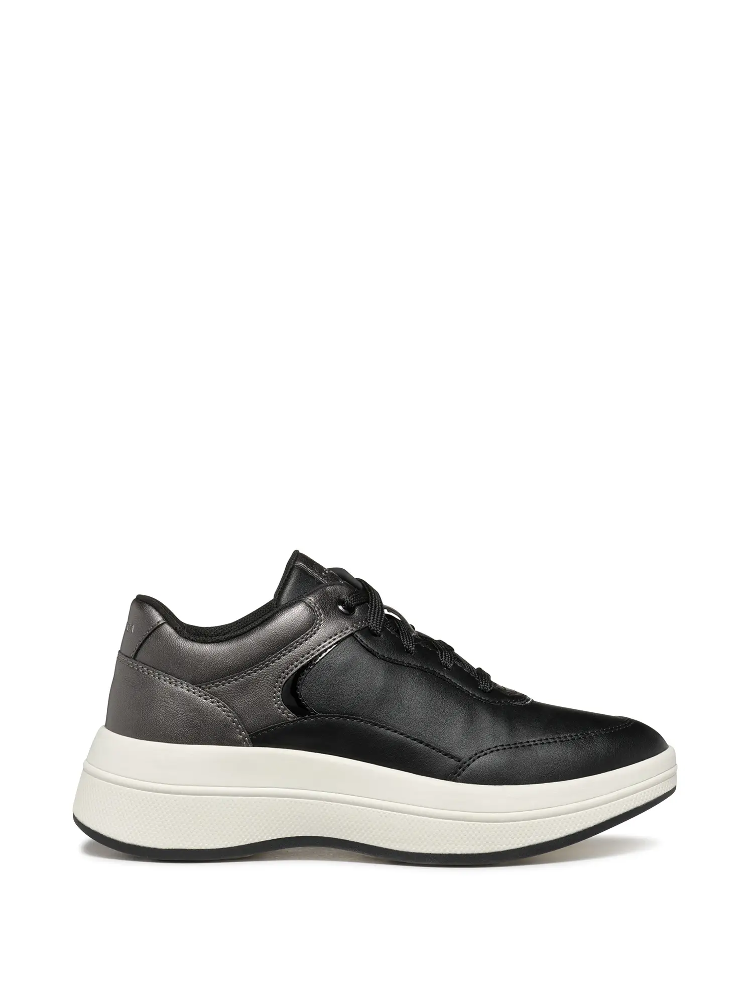 SNEAKERS DONNA - GEOX - D46WTB 054AJ - NERO/GRIGIO, 41