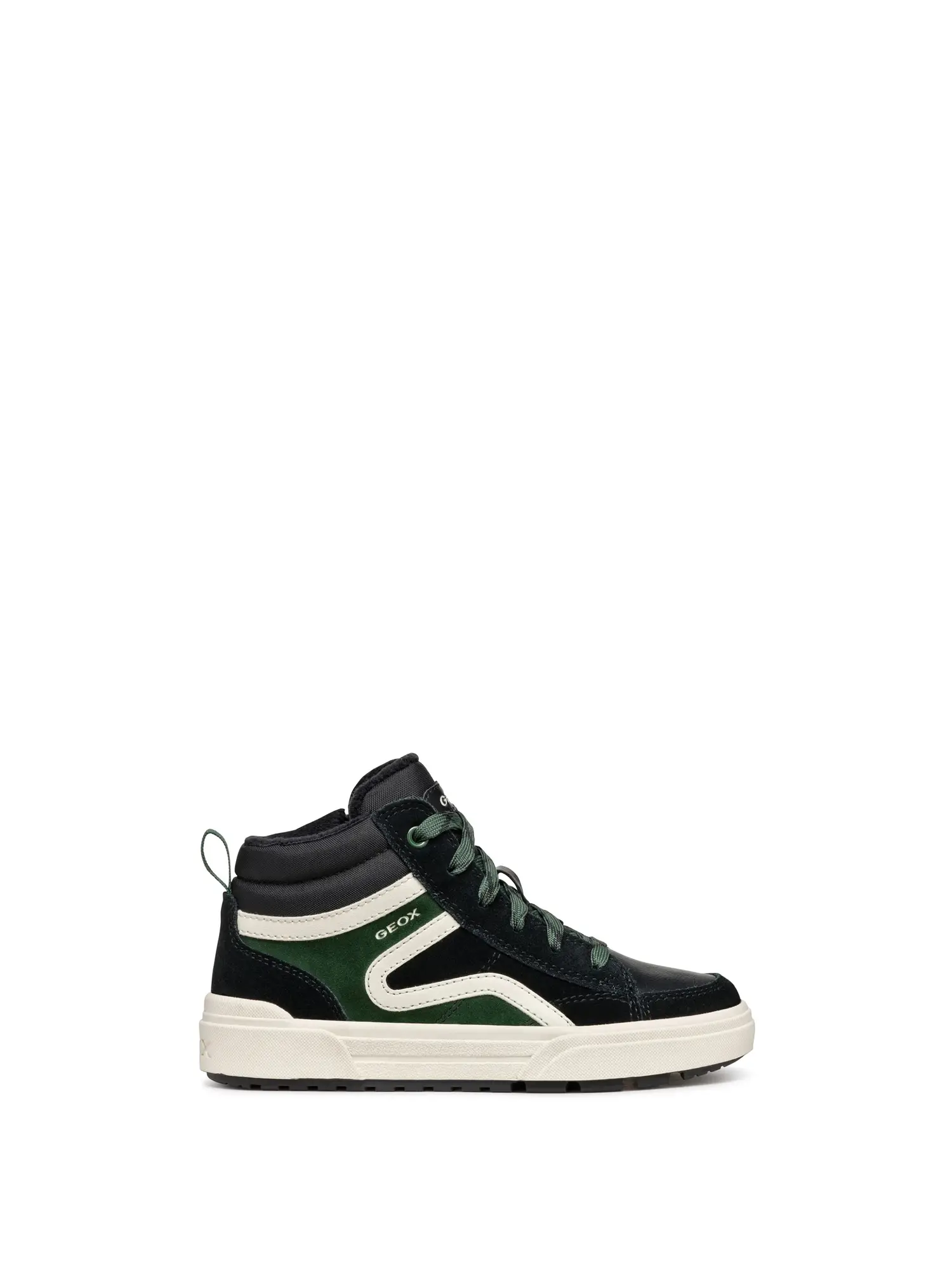 SNEAKERS RAGAZZO - GEOX - J36HAA 022FU - NERO/VERDE, 32