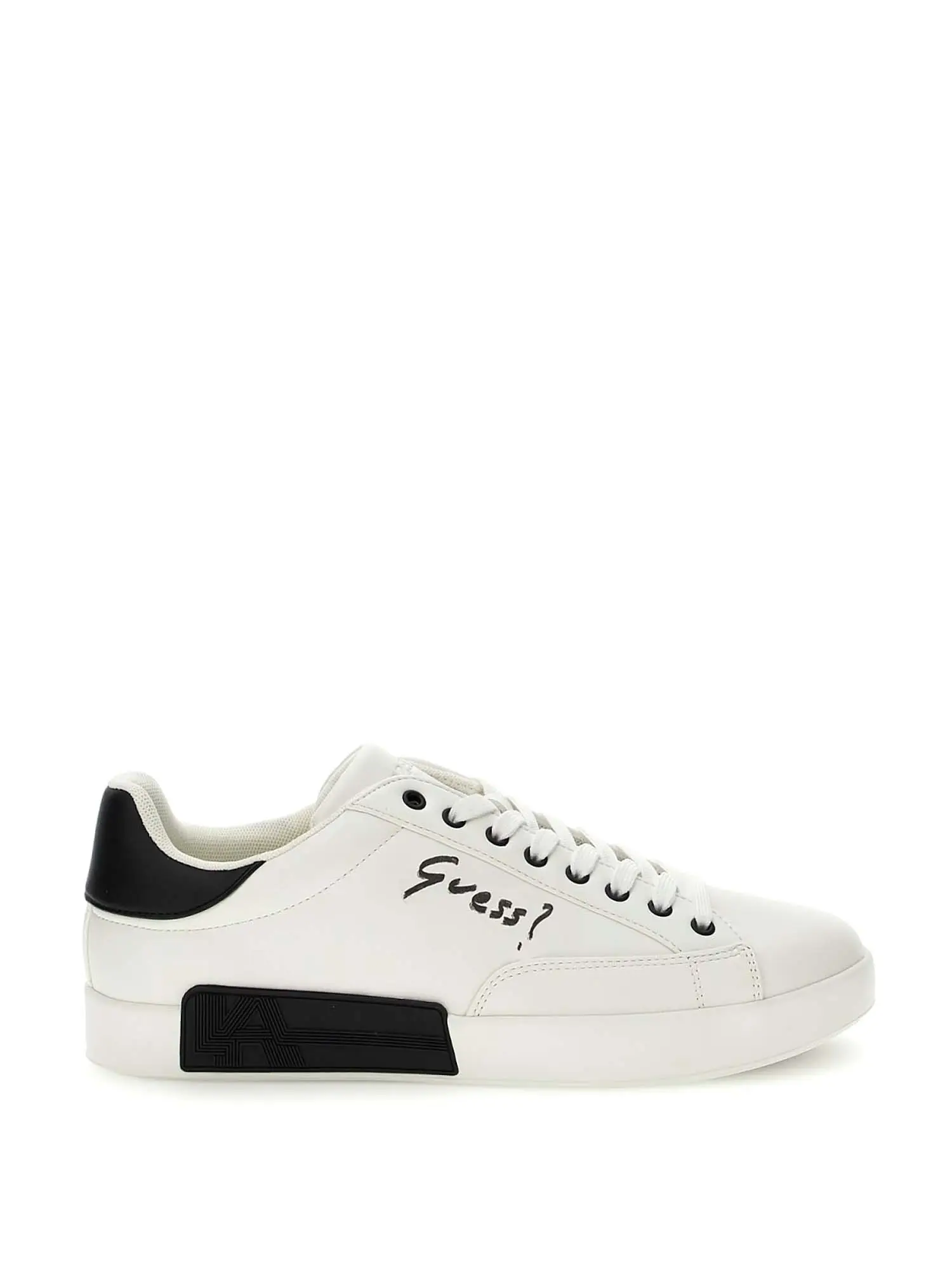 SNEAKERS UOMO - GUESS - FMFCAS ELE12 - BIANCO/NERO, 43