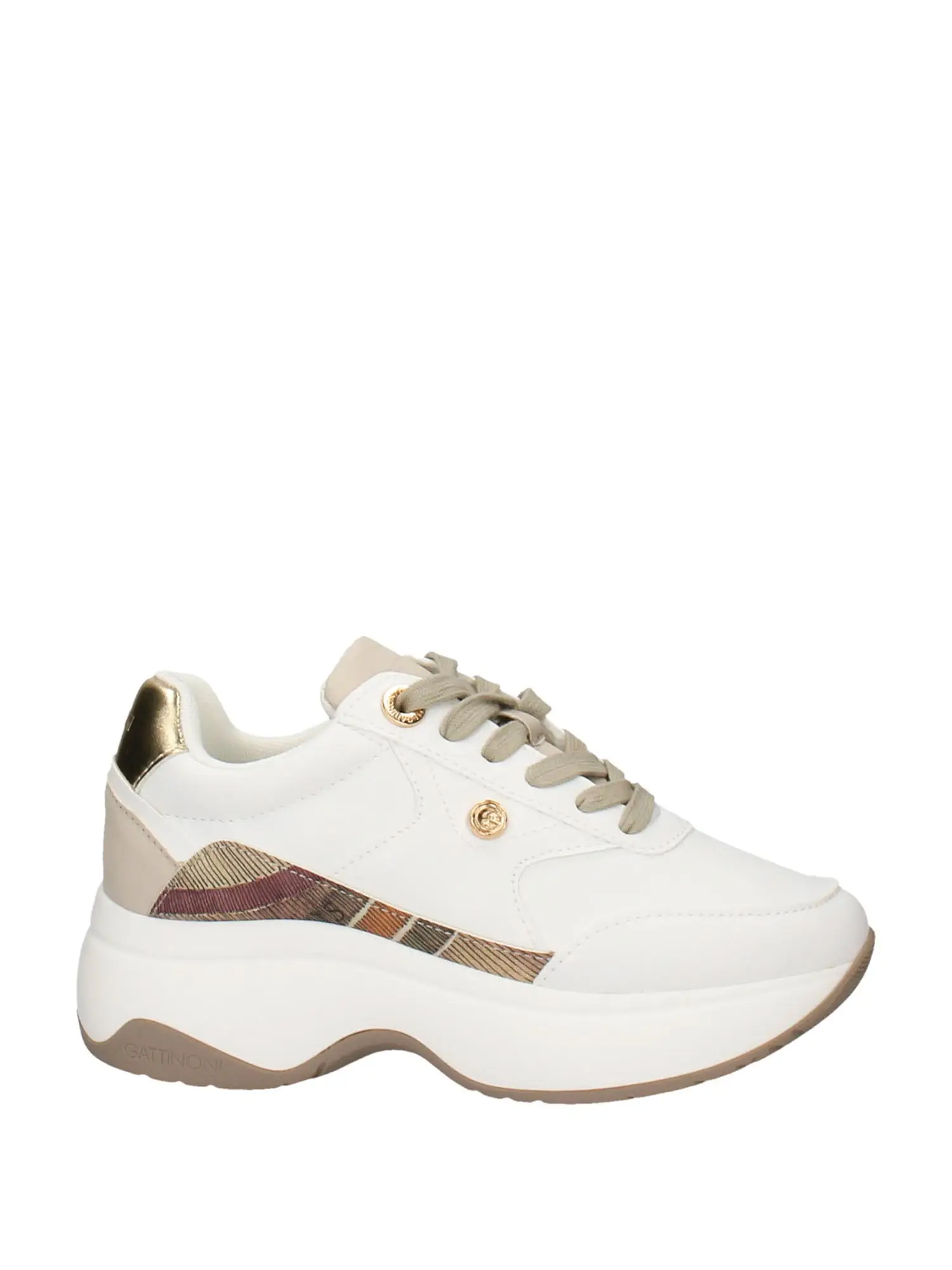 SNEAKERS DONNA - GATTINONI - PIGDF6304WPB - BIANCO/BEIGE, 40