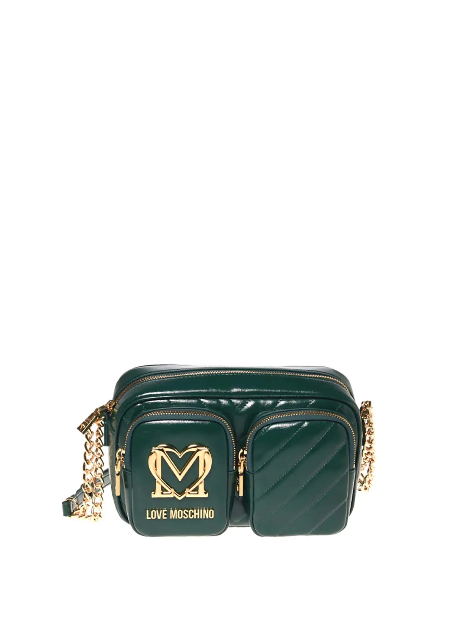 TRACOLLA DONNA - LOVE MOSCHINO - JC4319PP0LKM0 - VERDE, UNICA