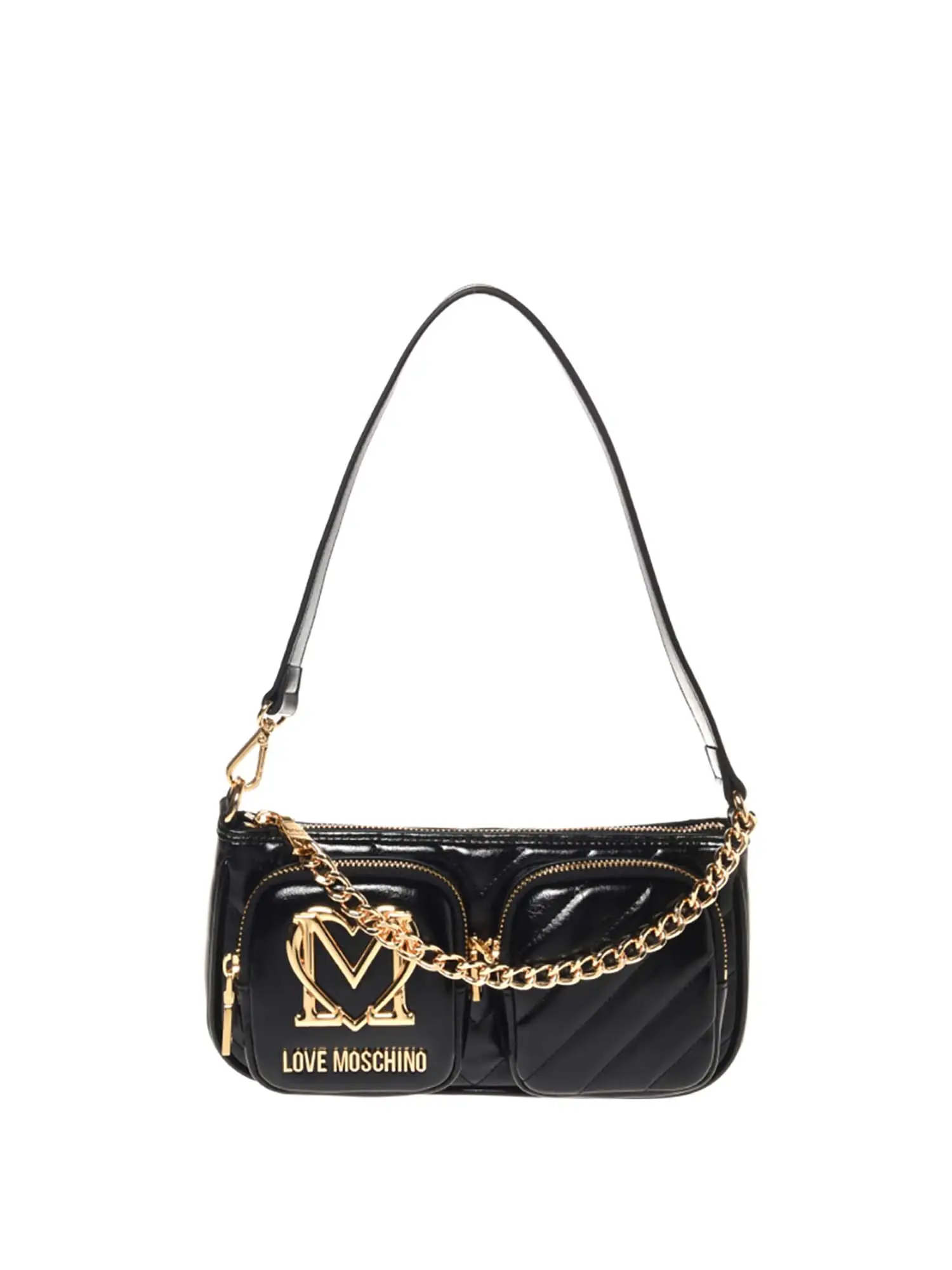 BORSA A MANO DONNA - LOVE MOSCHINO - JC4324PP0LKM0 - NERO, UNICA