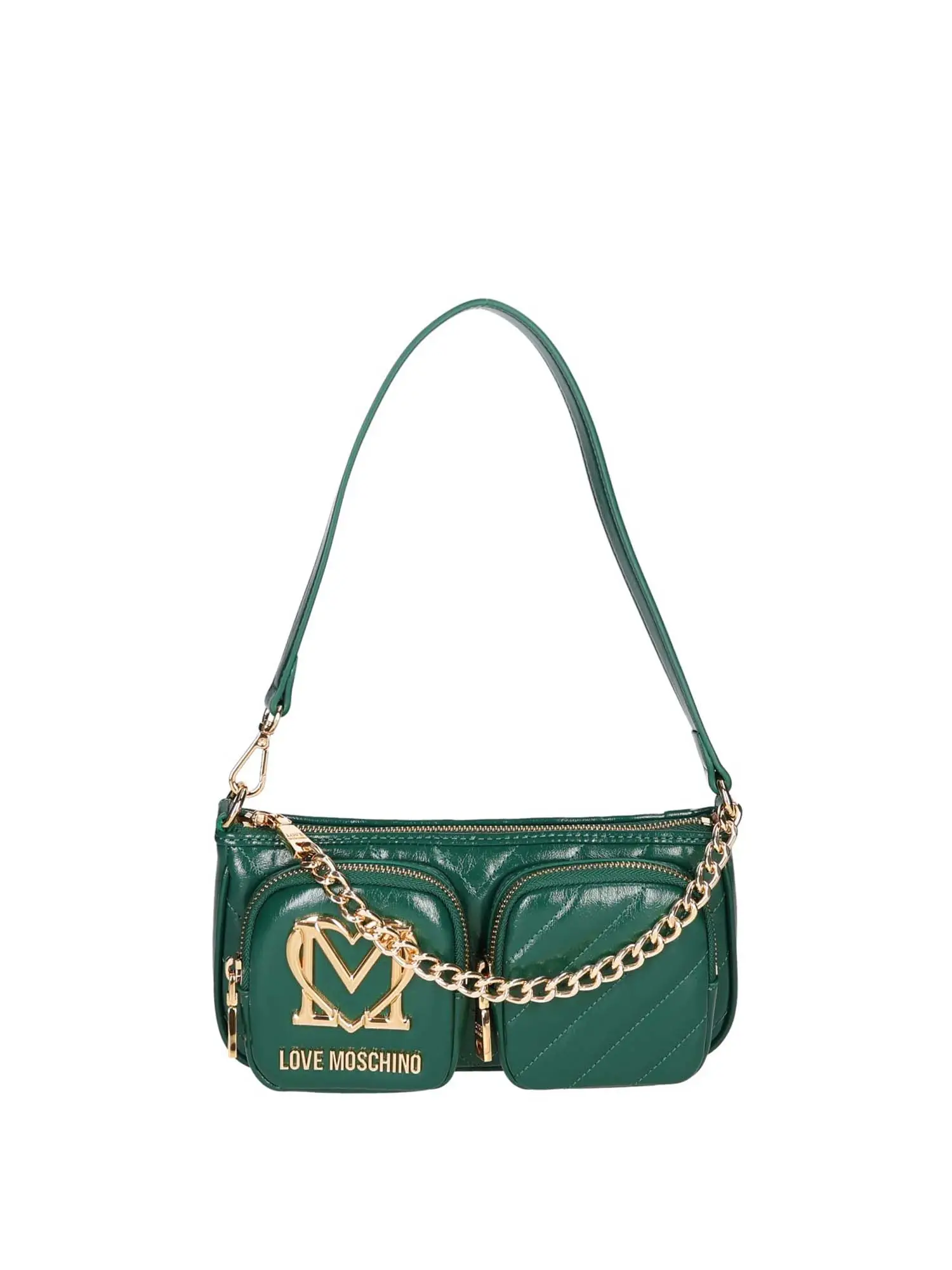 BORSA A MANO DONNA - LOVE MOSCHINO - JC4324PP0LKM0 - VERDE, UNICA