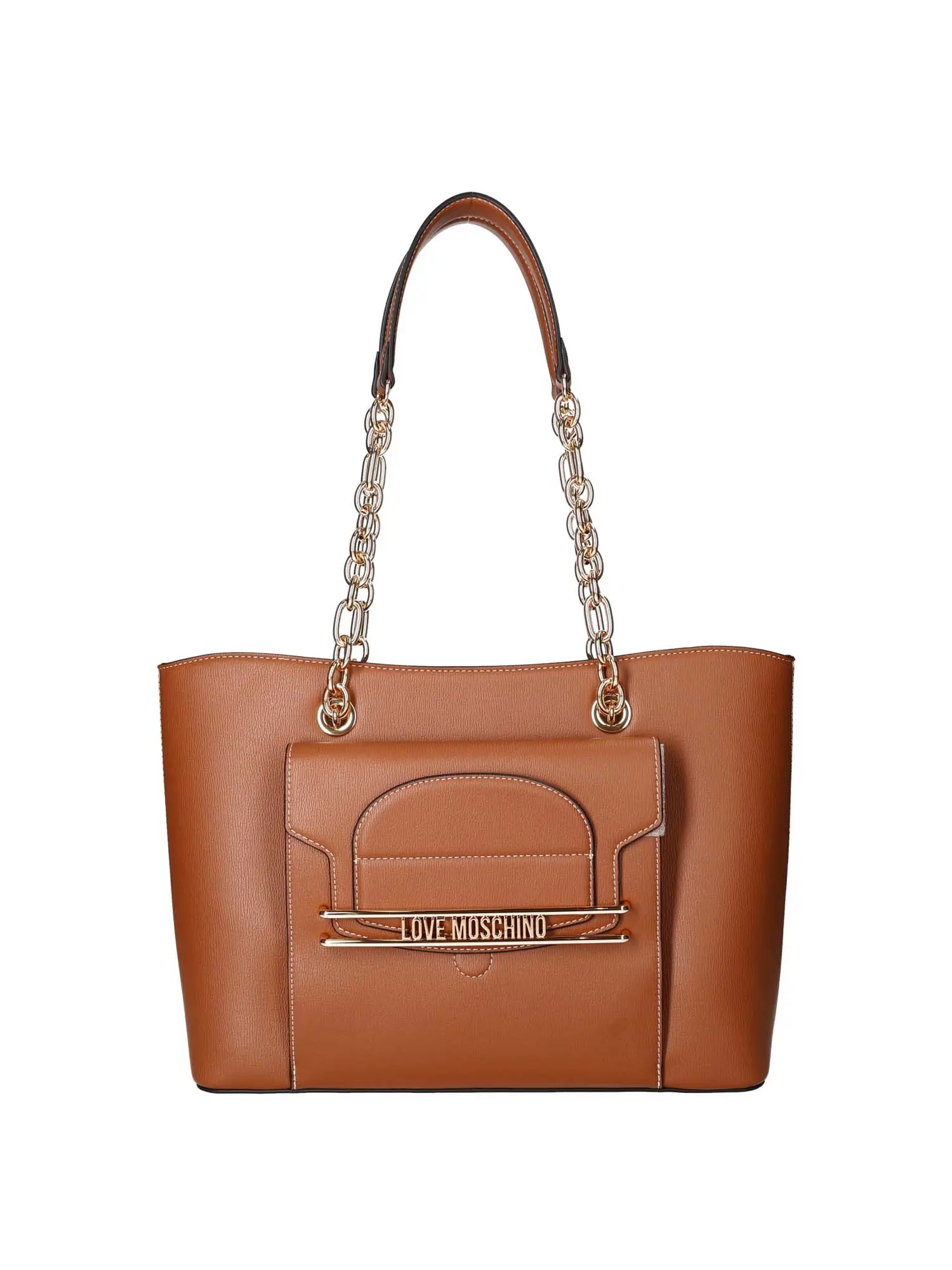 BORSA A SPALLA DONNA - LOVE MOSCHINO - JC4344PP0LKP0 - MARRONE, UNICA