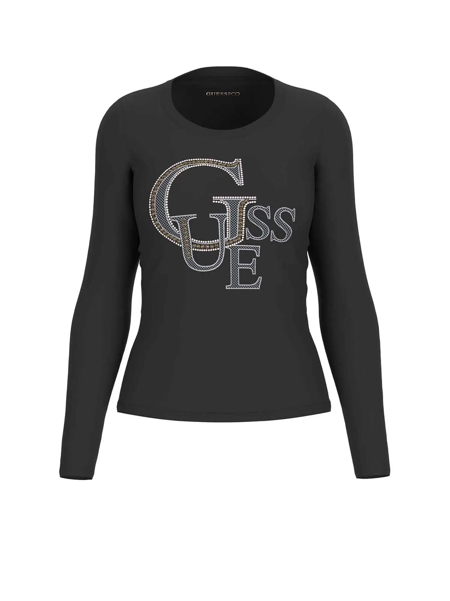 T-SHIRT DONNA - GUESS JEANS - W4BI29 I3Z14 - NERO, M