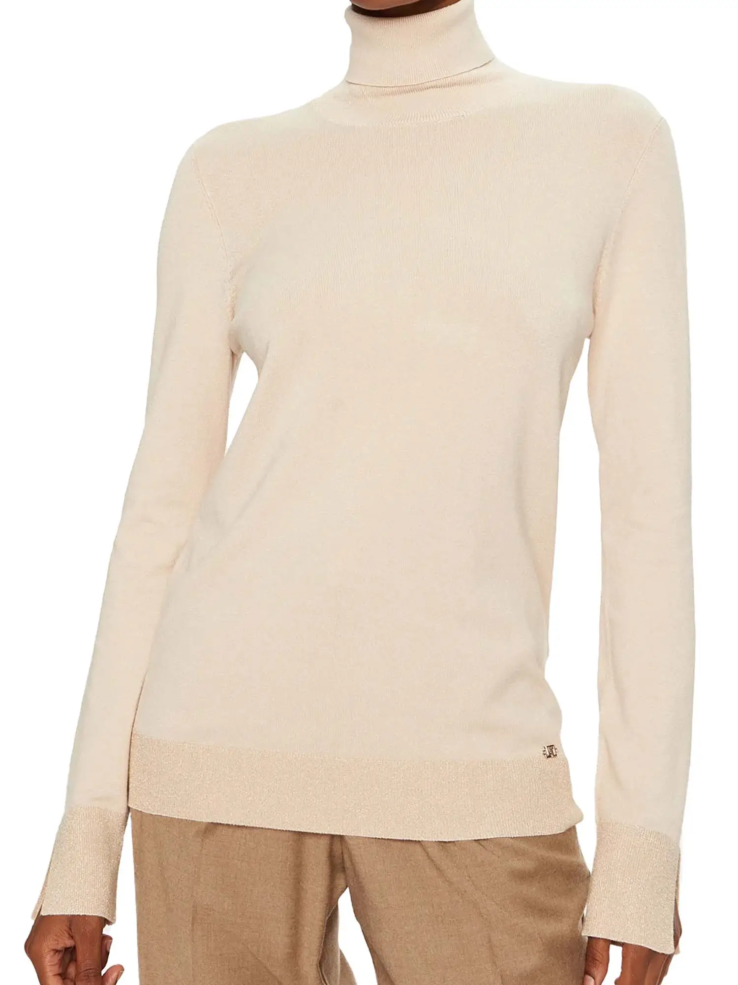 MAGLIA DONNA - GAUDI JEANS - 421BD53005 - BEIGE, L