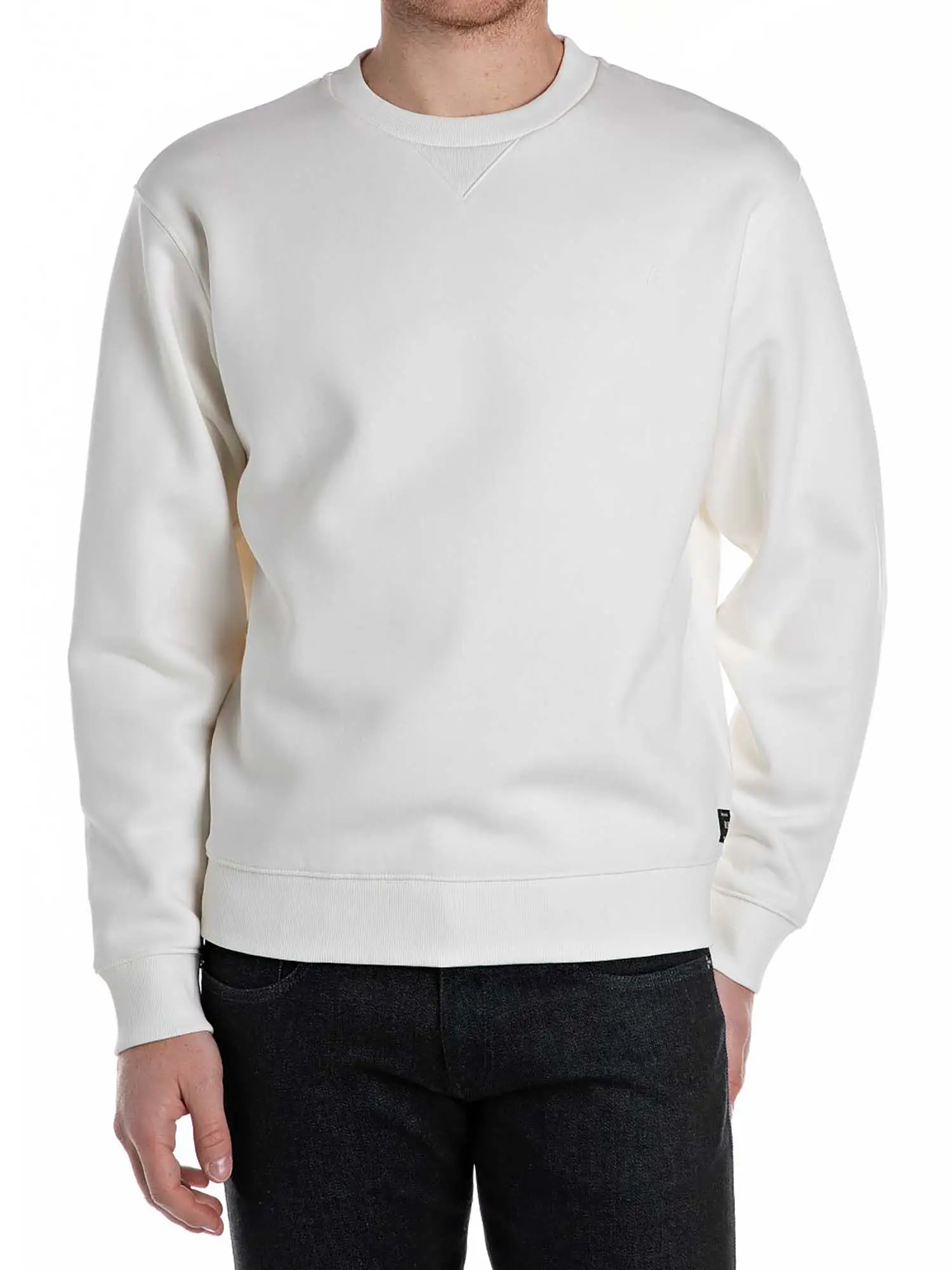 FELPA UOMO - REPLAY - M3102 .000.23832 - BIANCO, XL