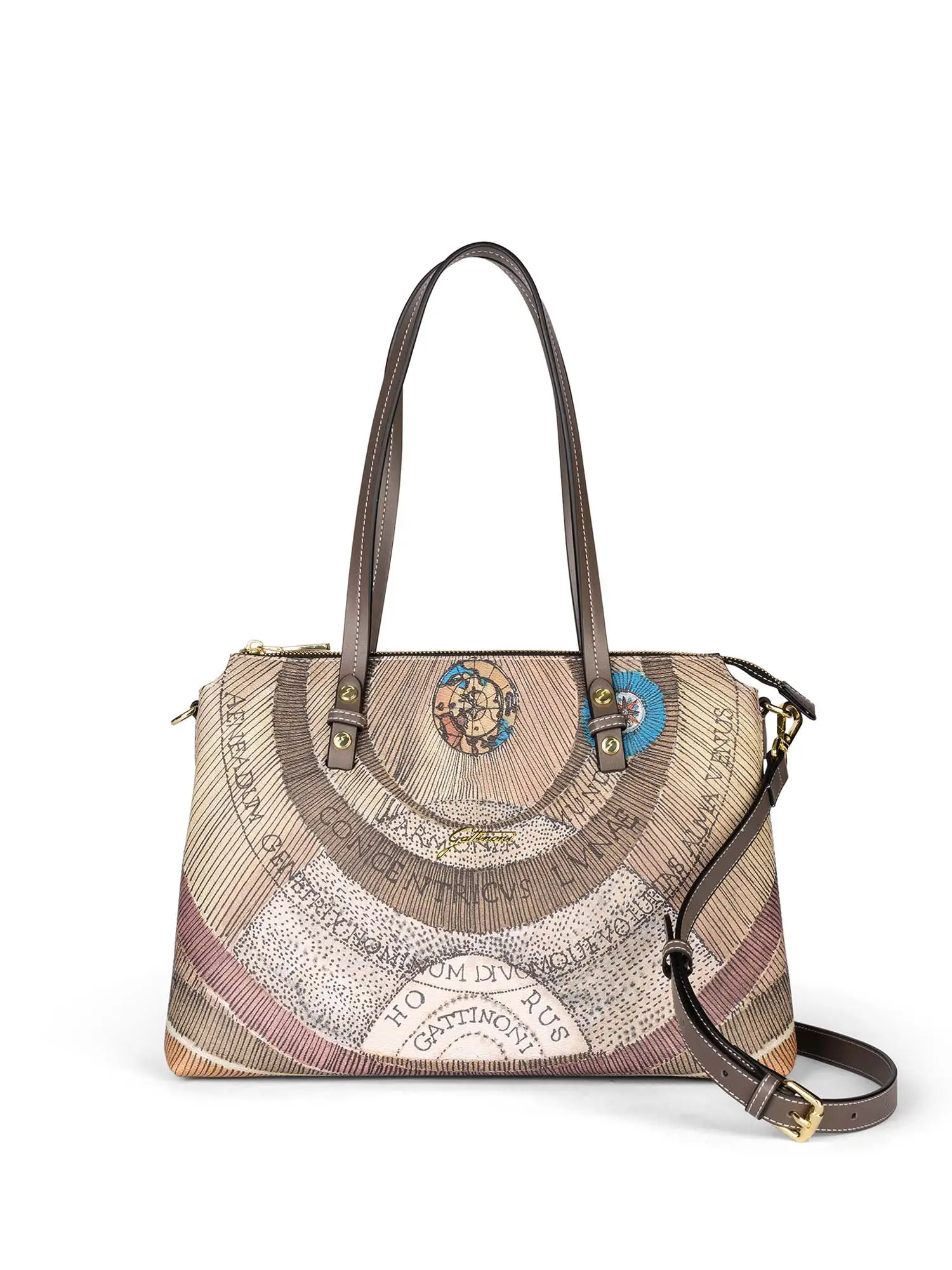 BORSA A MANO DONNA - GATTINONI - BIGPL8227WPQ - TAUPE, UNICA