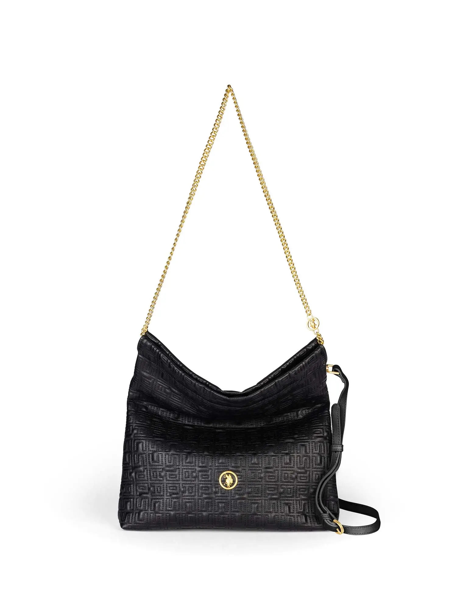 BORSA A MANO DONNA - US POLO ASSN. - BIUF78405WVP - NERO, UNICA