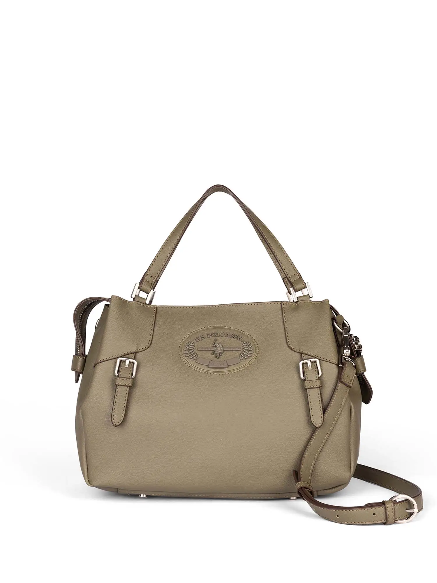 BORSA A MANO DONNA - US POLO ASSN. - BIURQ8429WVW - VERDE, UNICA