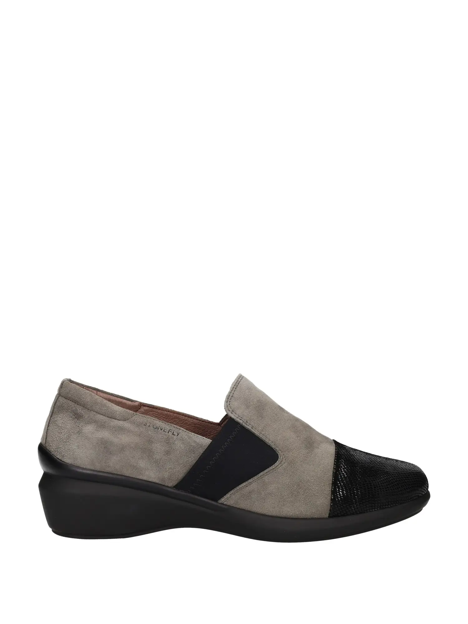 SLIP ON DONNA - STONEFLY - 109245 - NERO/GRGIO, 41