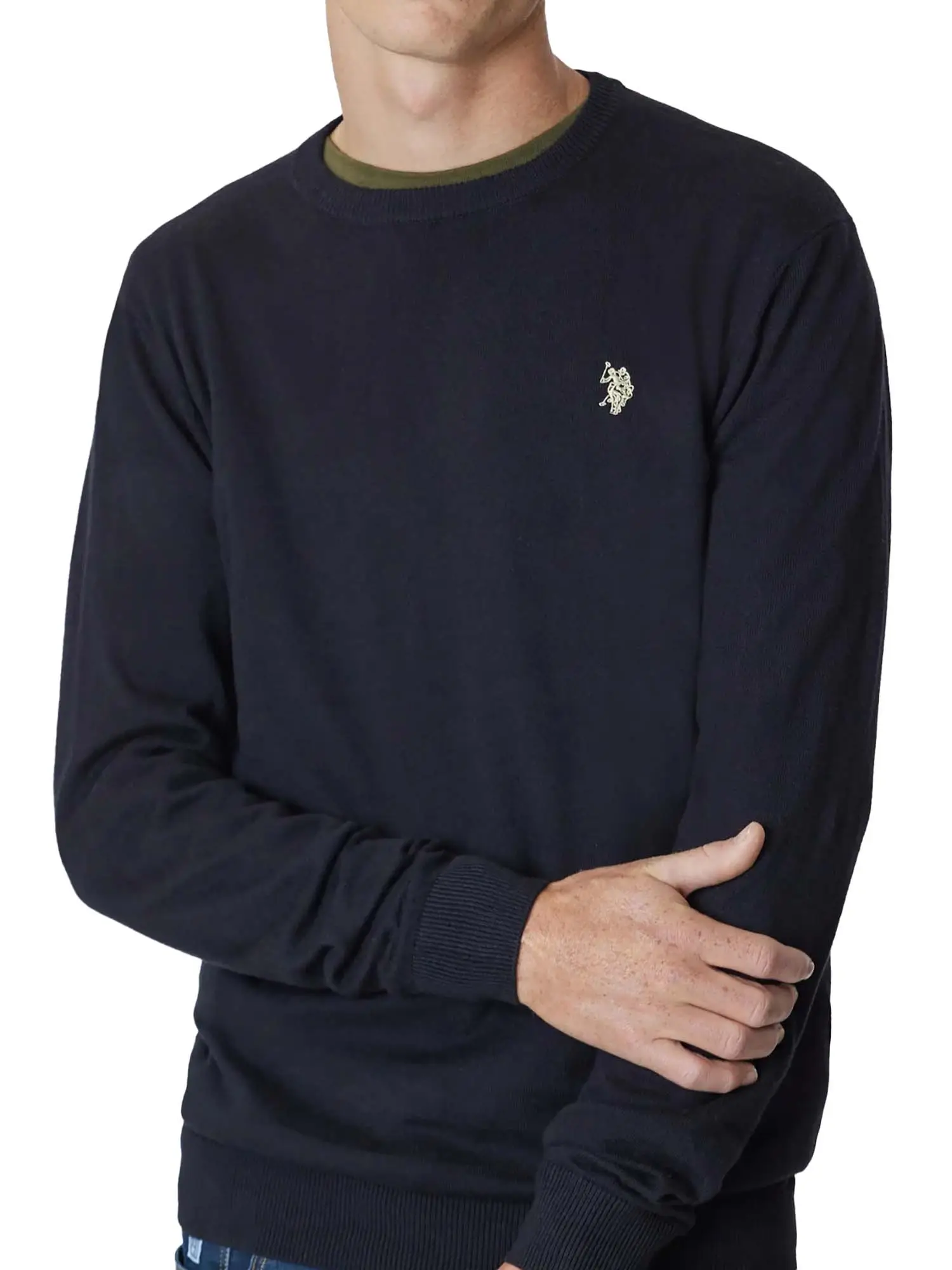 MAGLIONE UOMO - US POLO ASSN. - US40173006 - NERO, XL