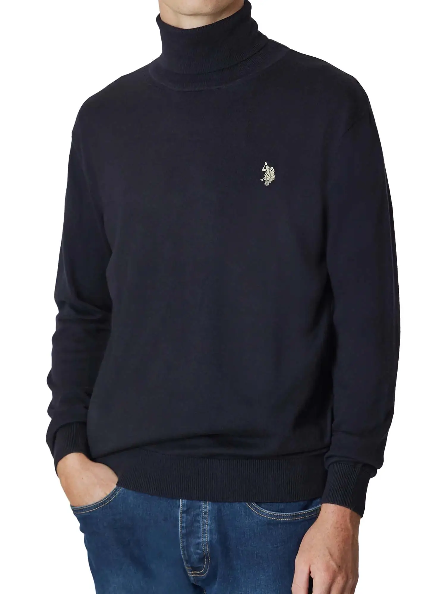 MAGLIONE UOMO - US POLO ASSN. - US40173008 - NERO, S