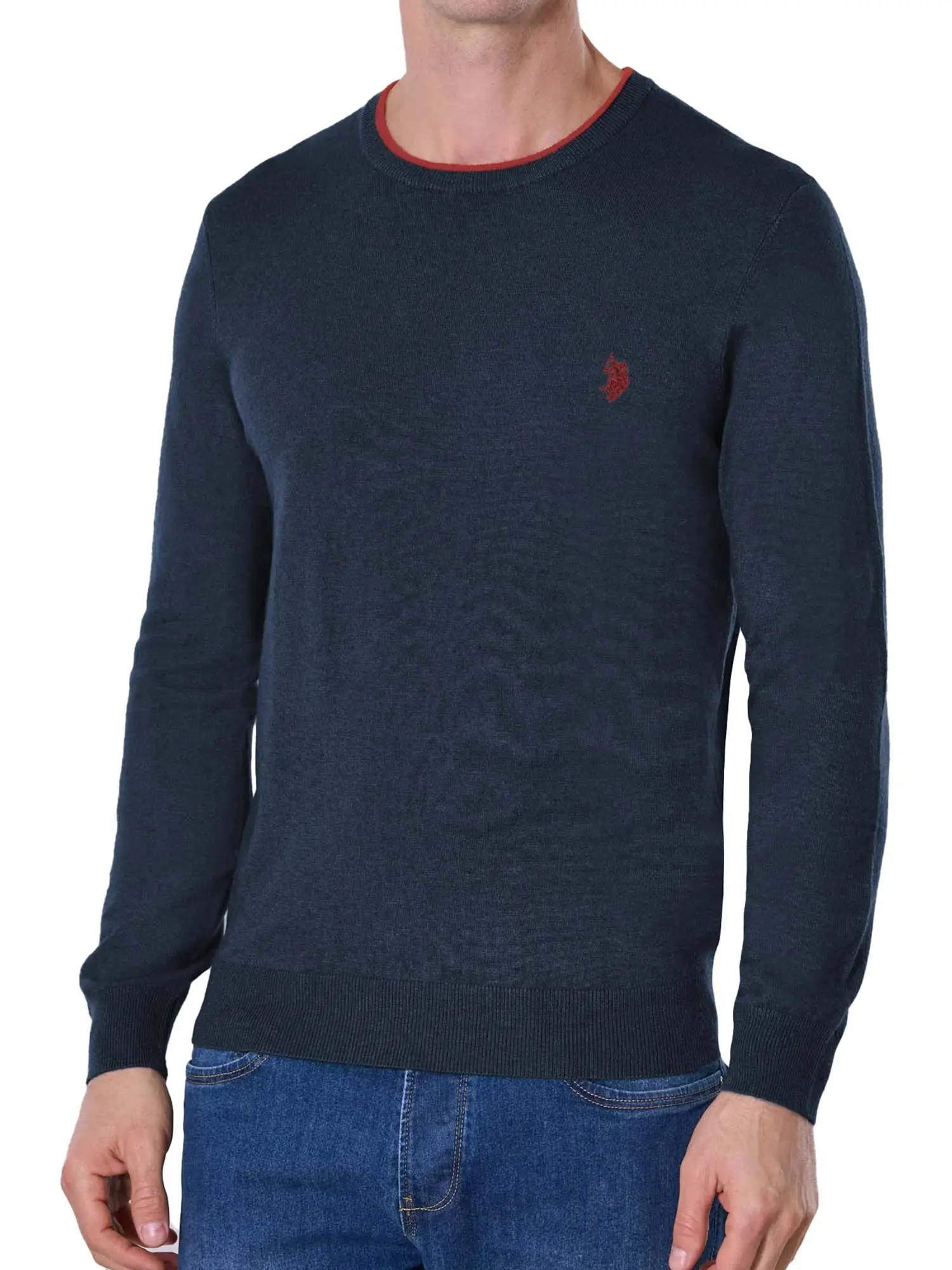 MAGLIONE UOMO - US POLO ASSN. - US40173010 - BLU SCURO, XXL