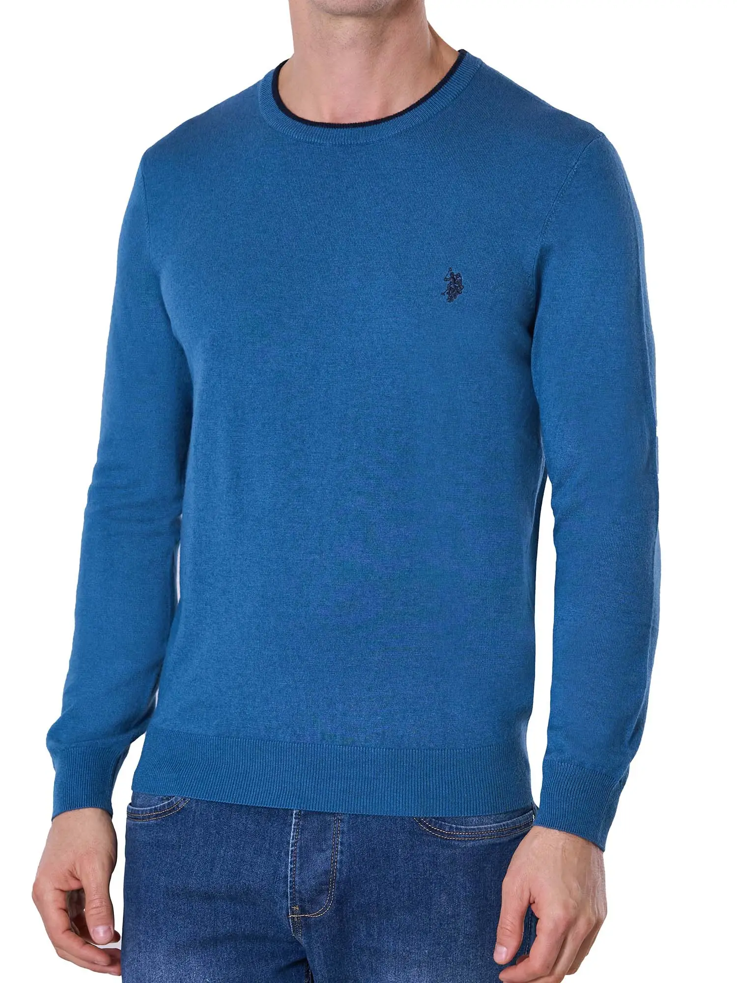 MAGLIONE UOMO - US POLO ASSN. - US40173010 - BLU, XL