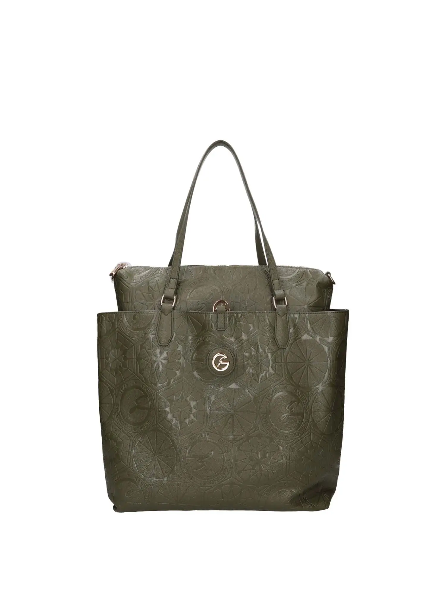 BORSA A MANO DONNA - GATTINONI ROMA - BINTD8011WVE - MILITARE, UNICA