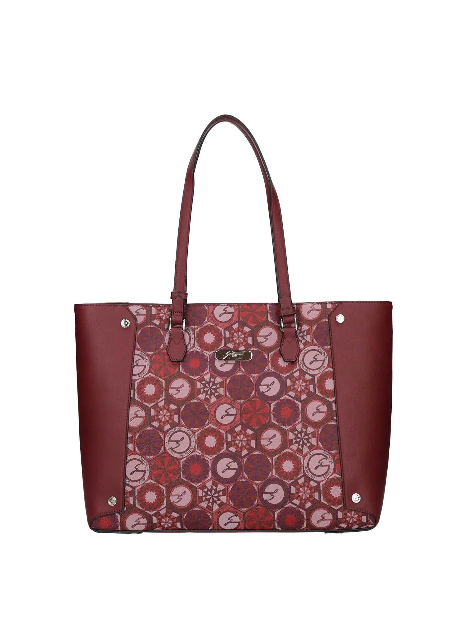 BORSA A SPALLA DONNA - GATTINONI ROMA - BINTD8398WZT - BORDEAUX, UNICA